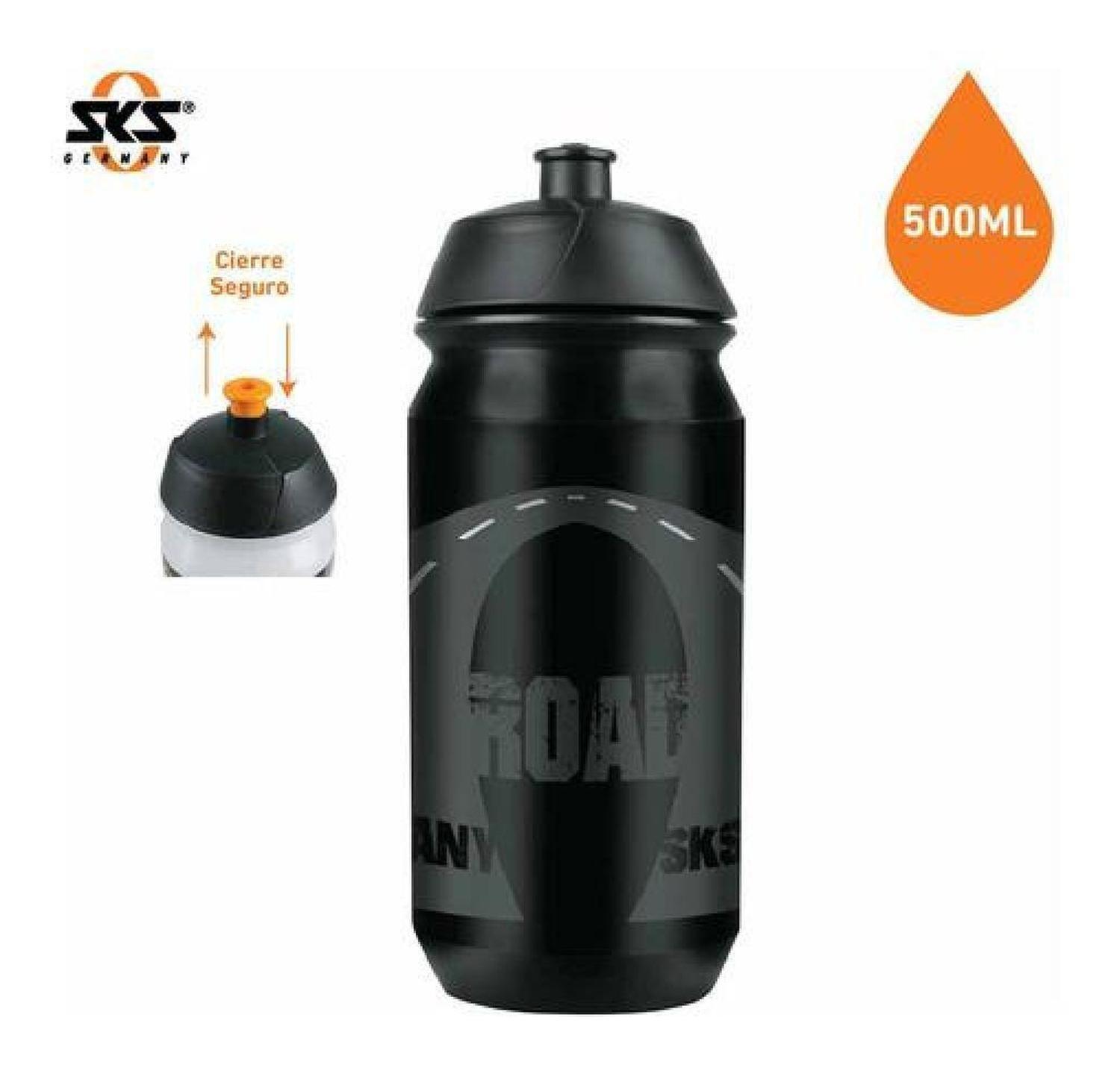 Caramayola Sks 500ml Ciclismo Válvula Push-pull Negro-3