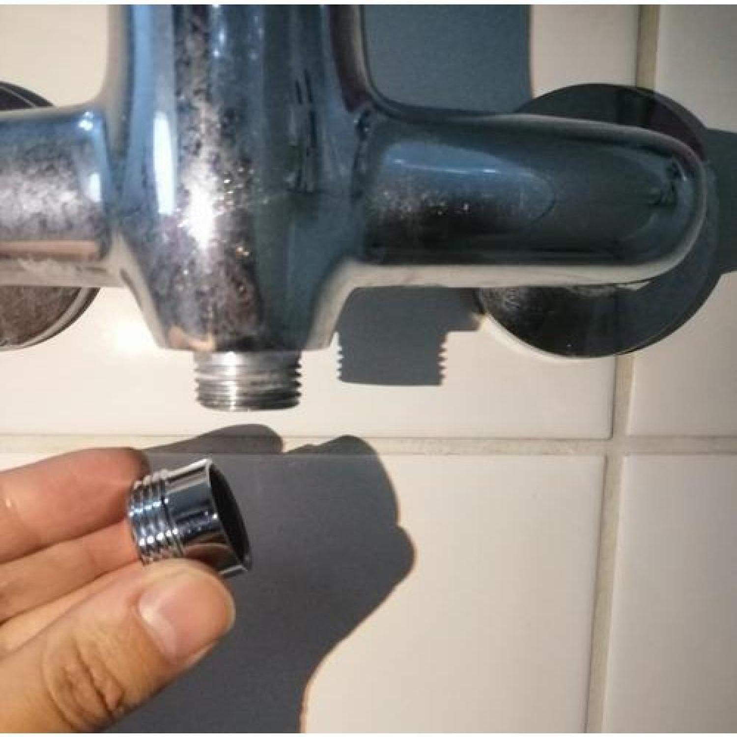 Adaptador Ducha A Lavadora (bidet Tina Manguera Jardín) Plateado Brillante-3