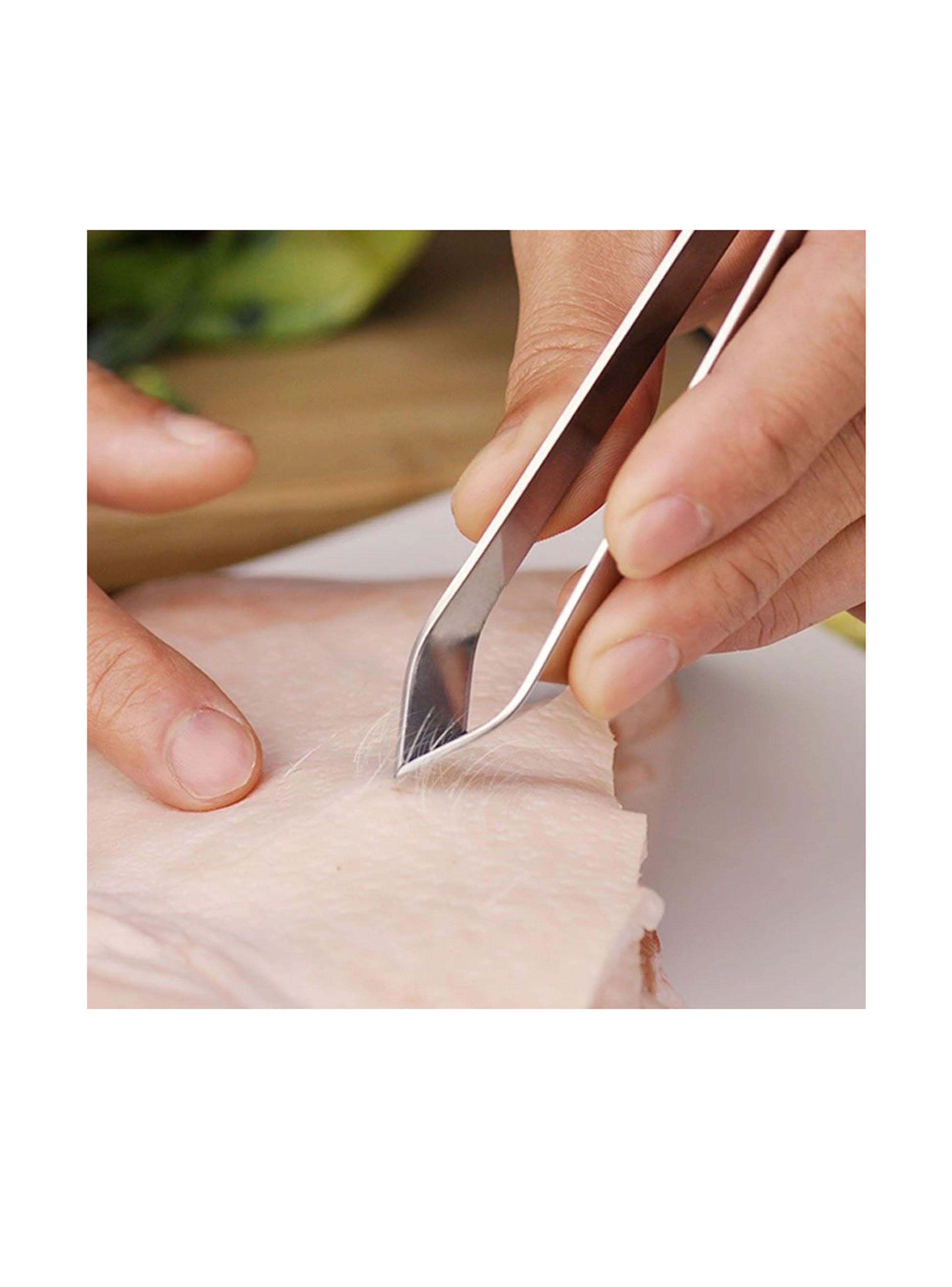 Pinza De Acero De Cocina Para Pescado Chef Gastronomía-2