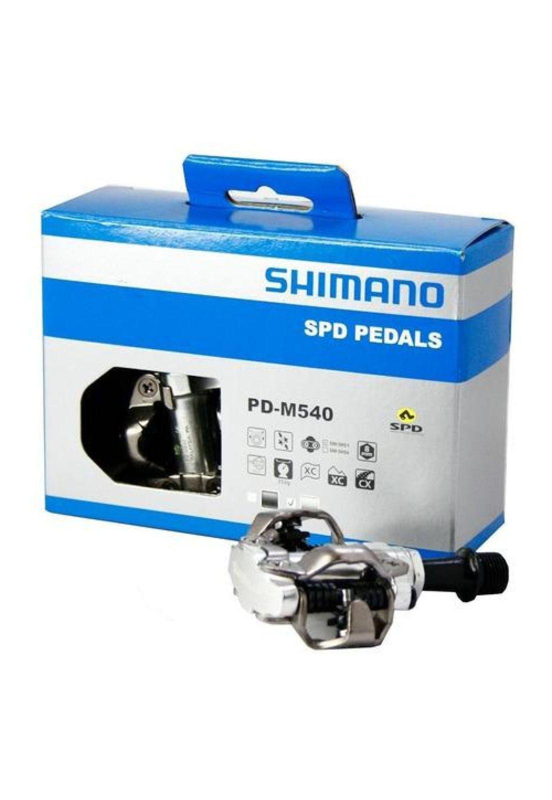 Pedales + Calas Shimano Deore Xt Pd-m540 Spd Mtb Xc Cx Trail-2