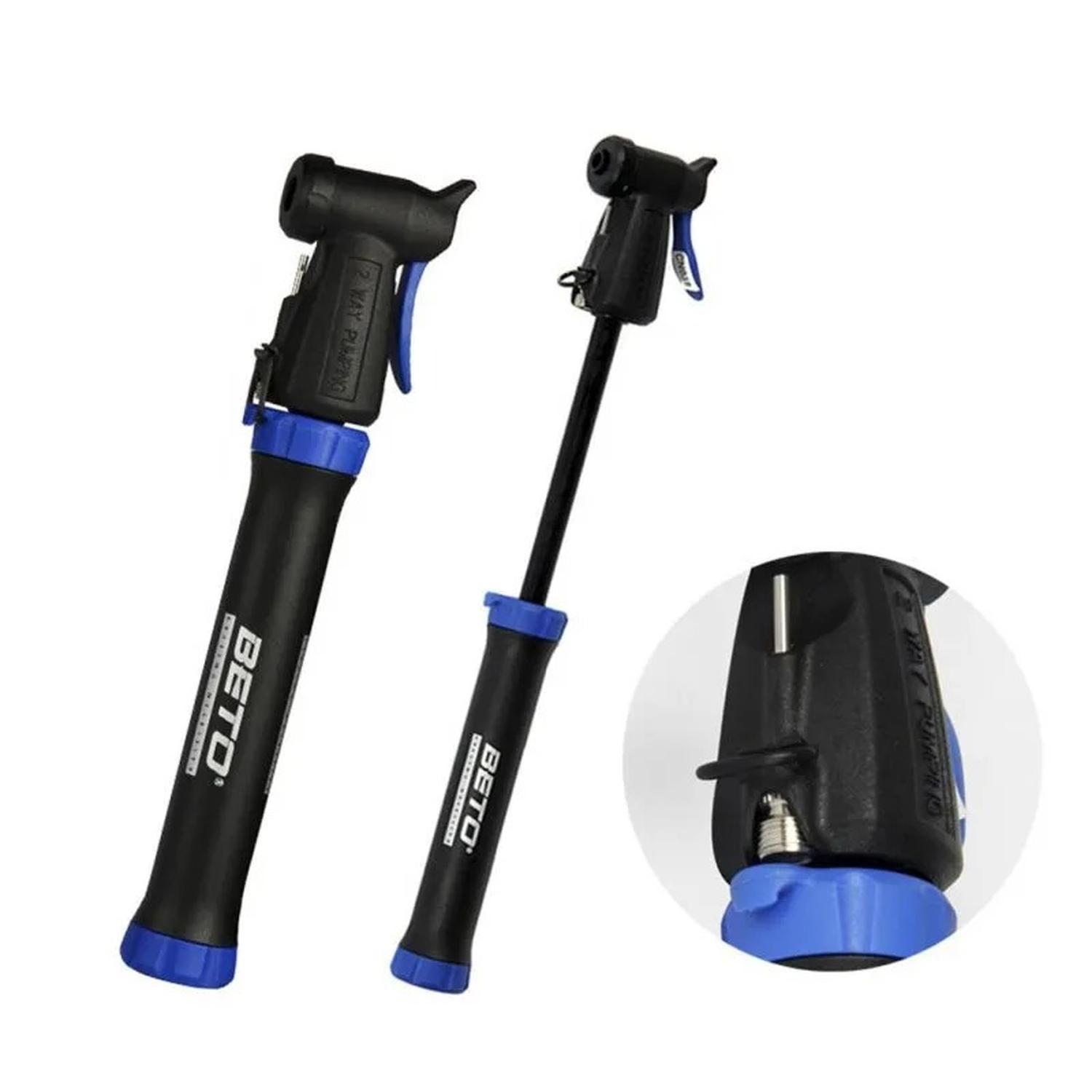 Bombín Mini Doble Acción Beto CMPB-03B Neumático Bici VA VF-5