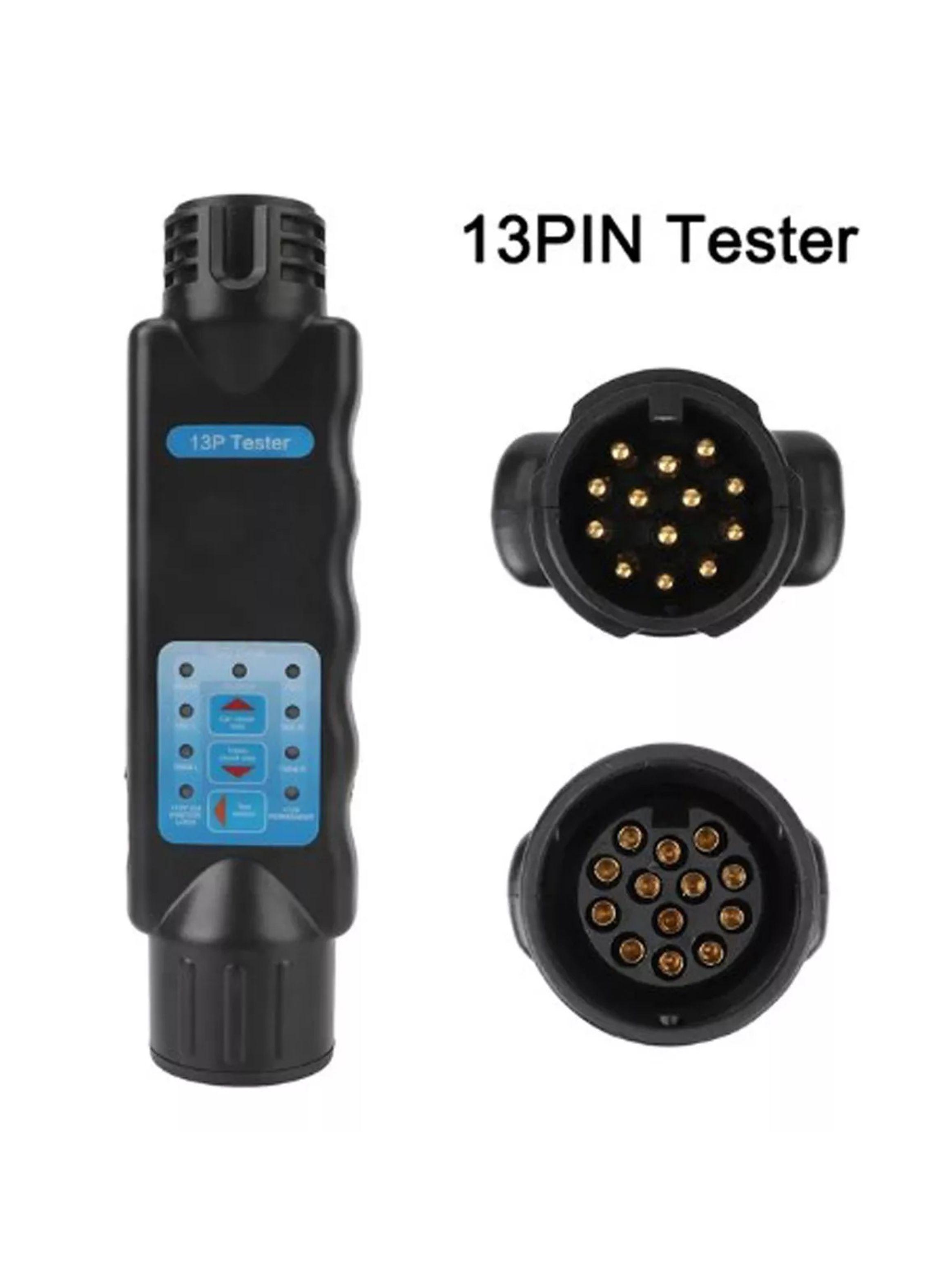 Tester 13 Pin Circuito Cableado Luces Enchufe Trailer Auto-3