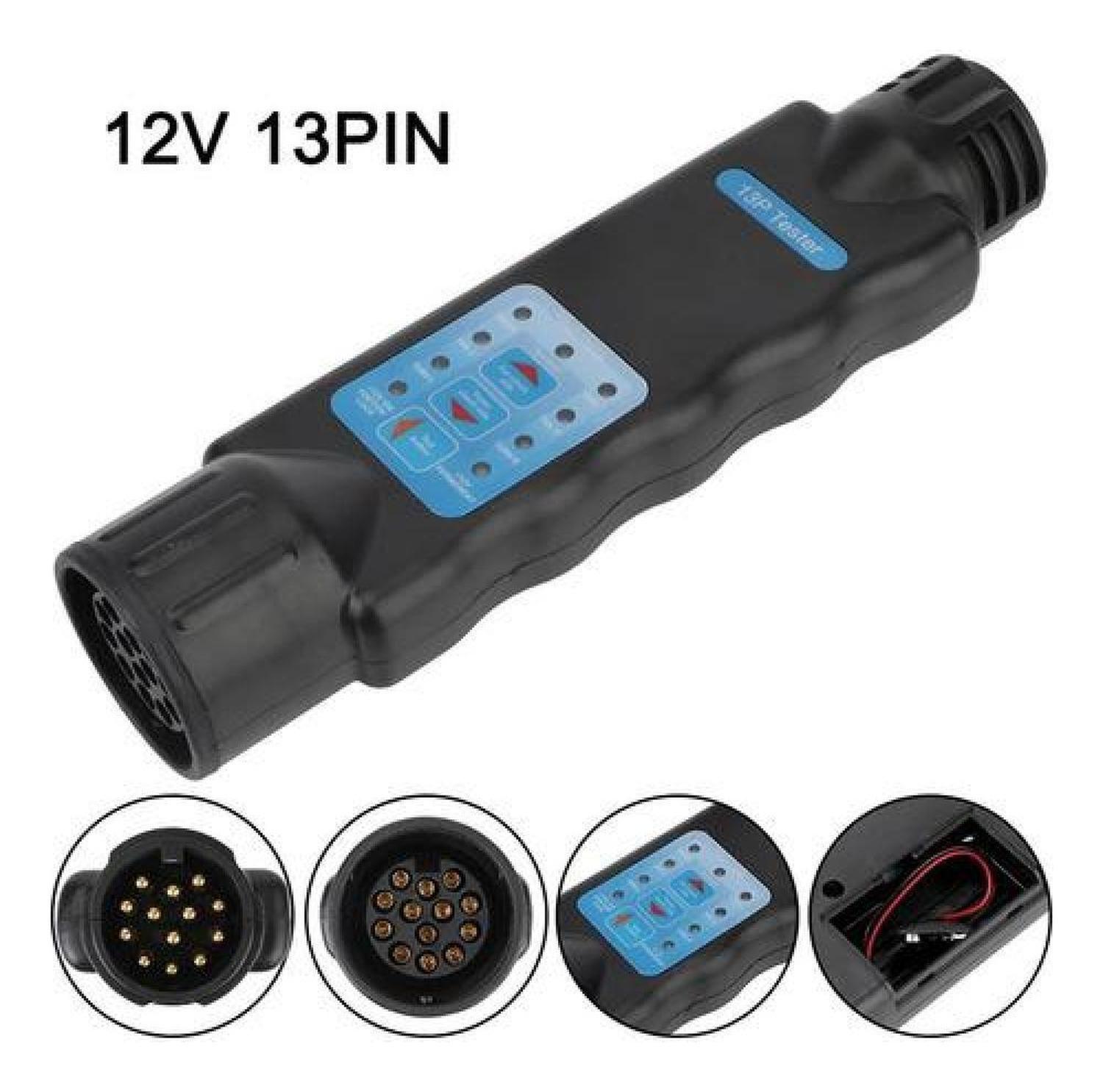 Tester 13 Pin Circuito Cableado Luces Enchufe Trailer Auto-5
