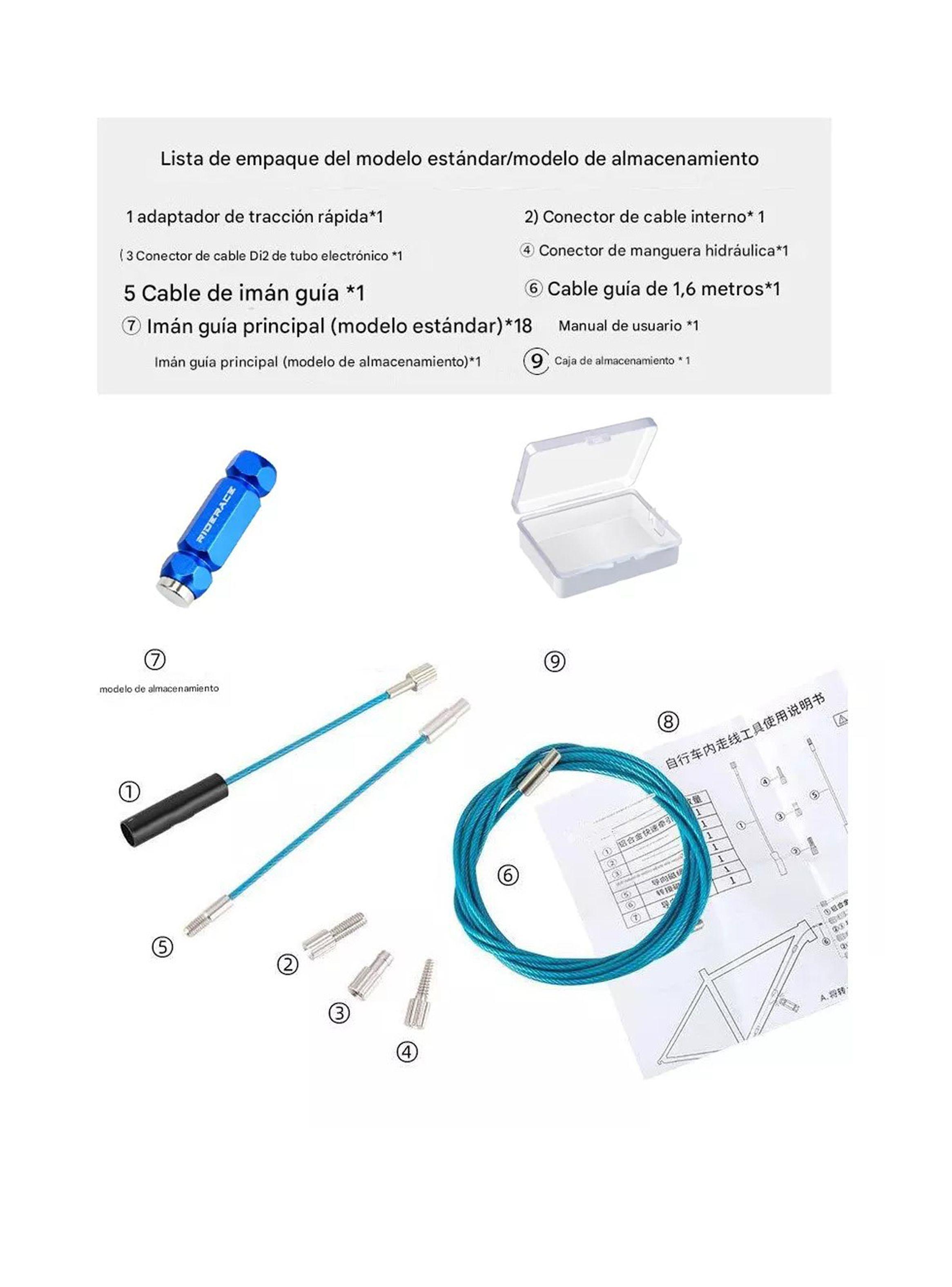 Kit Enrutador Magnético Cableado Interno Cuadro Bicicleta-5