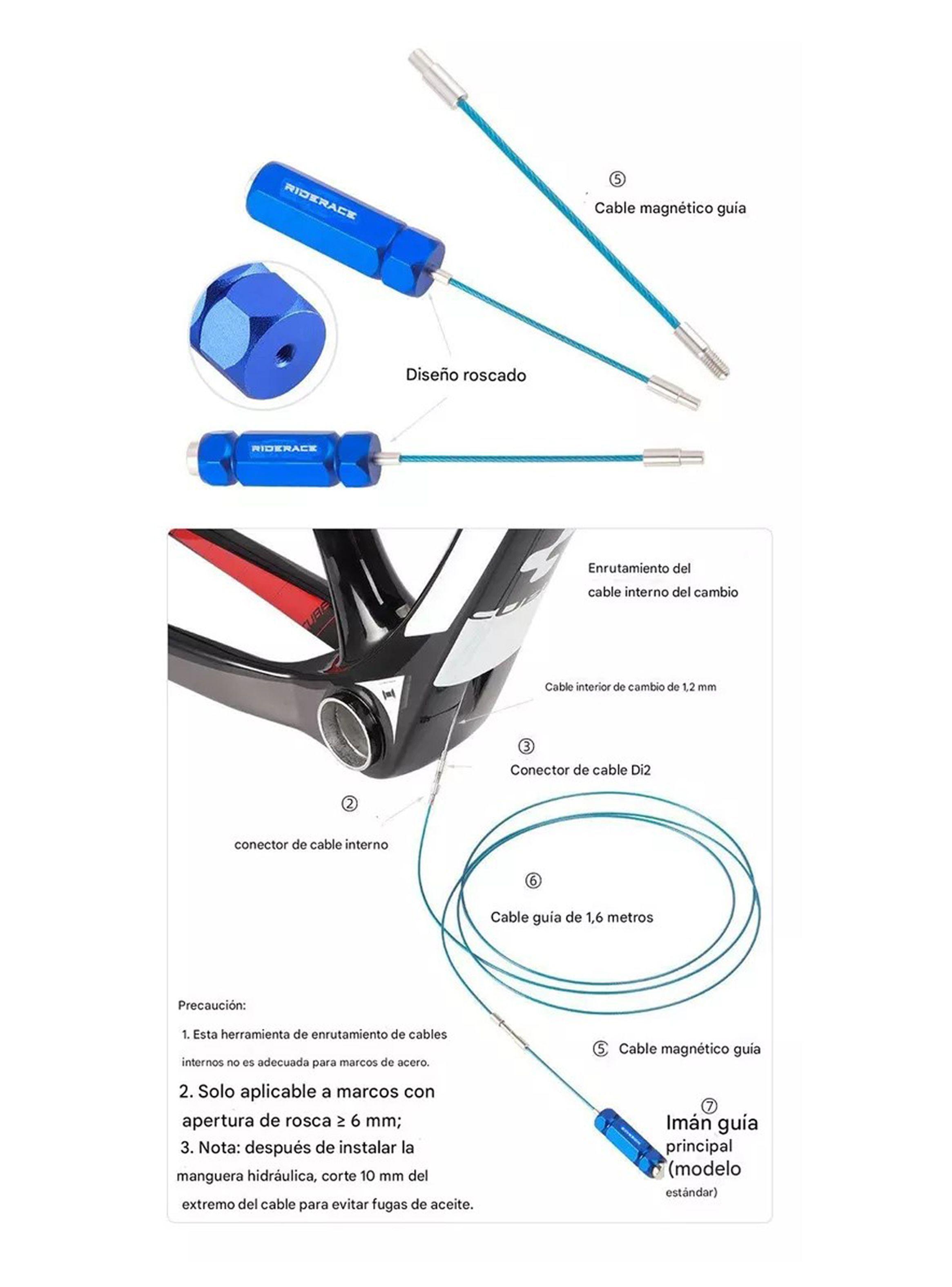 Kit Enrutador Magnético Cableado Interno Cuadro Bicicleta-6