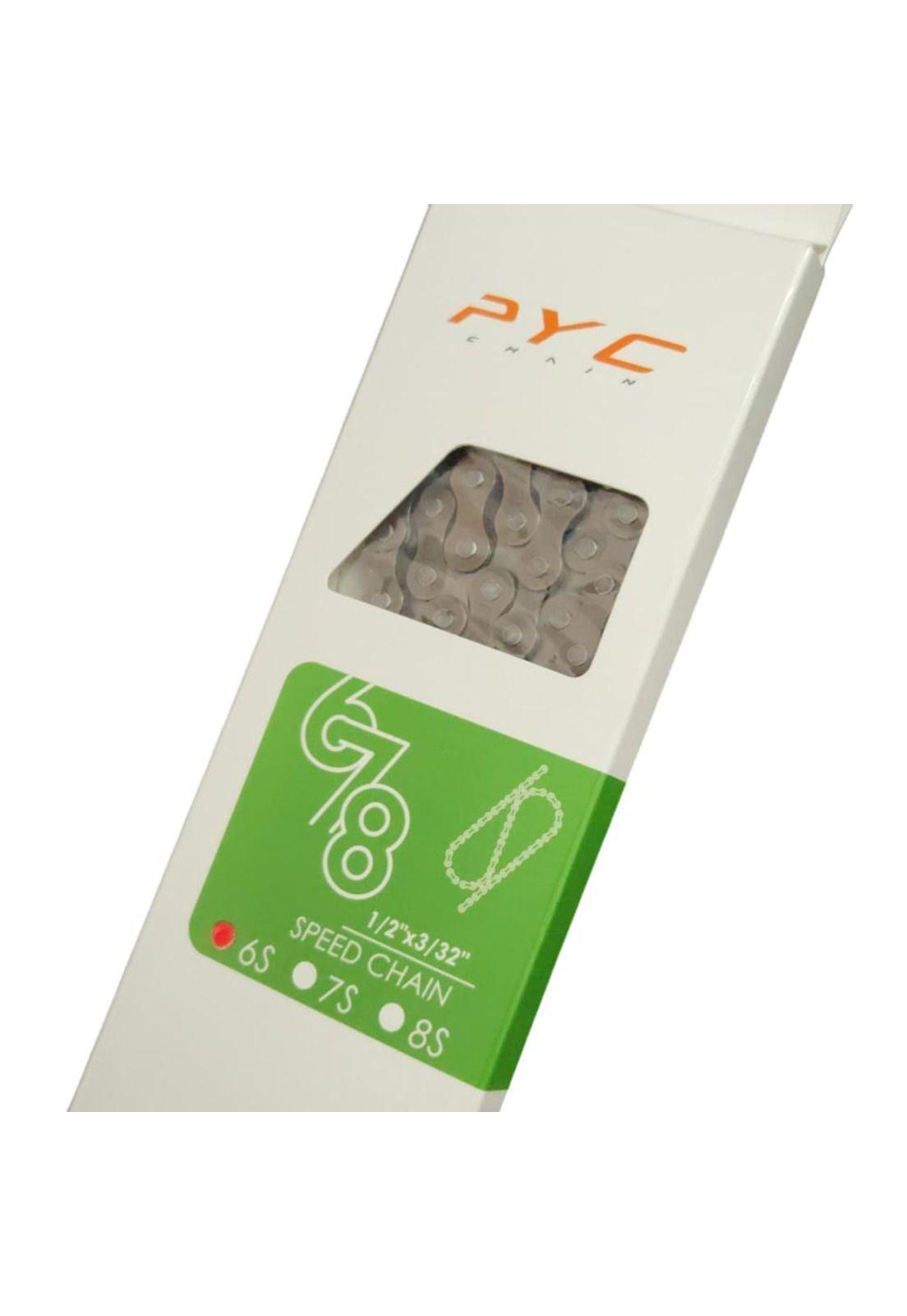 Cadena Bicicleta PYC P6003 6 V Compatible Shimano Mtb Urbana-3