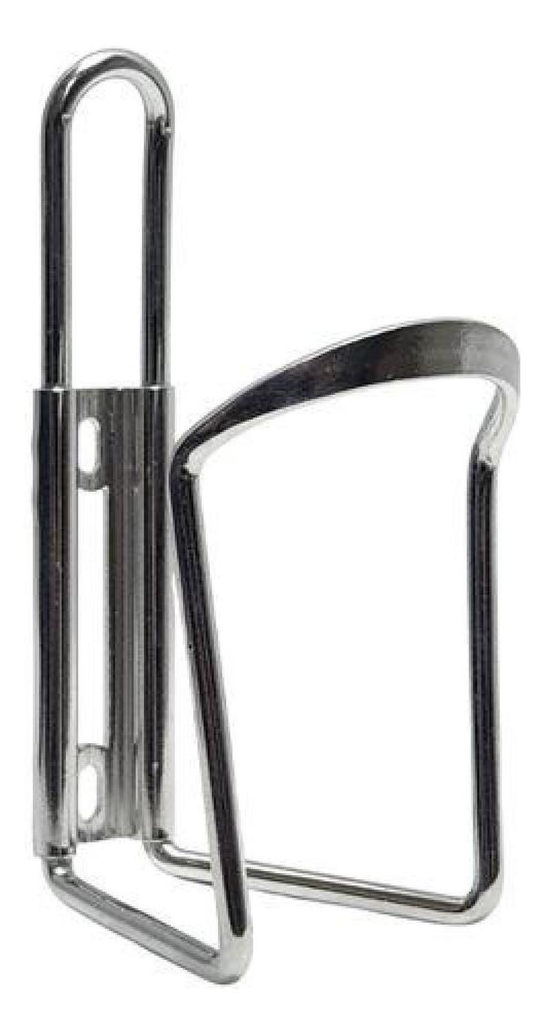 Portacaramagiola Aluminio Soporte Botella Ciclismo Ruta Mtb Plateado-6