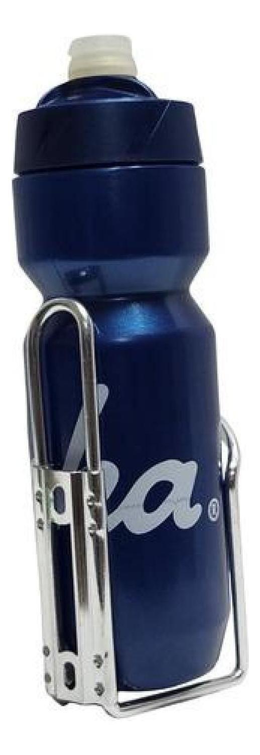 Portacaramagiola Aluminio Soporte Botella Ciclismo Ruta Mtb Plateado-8