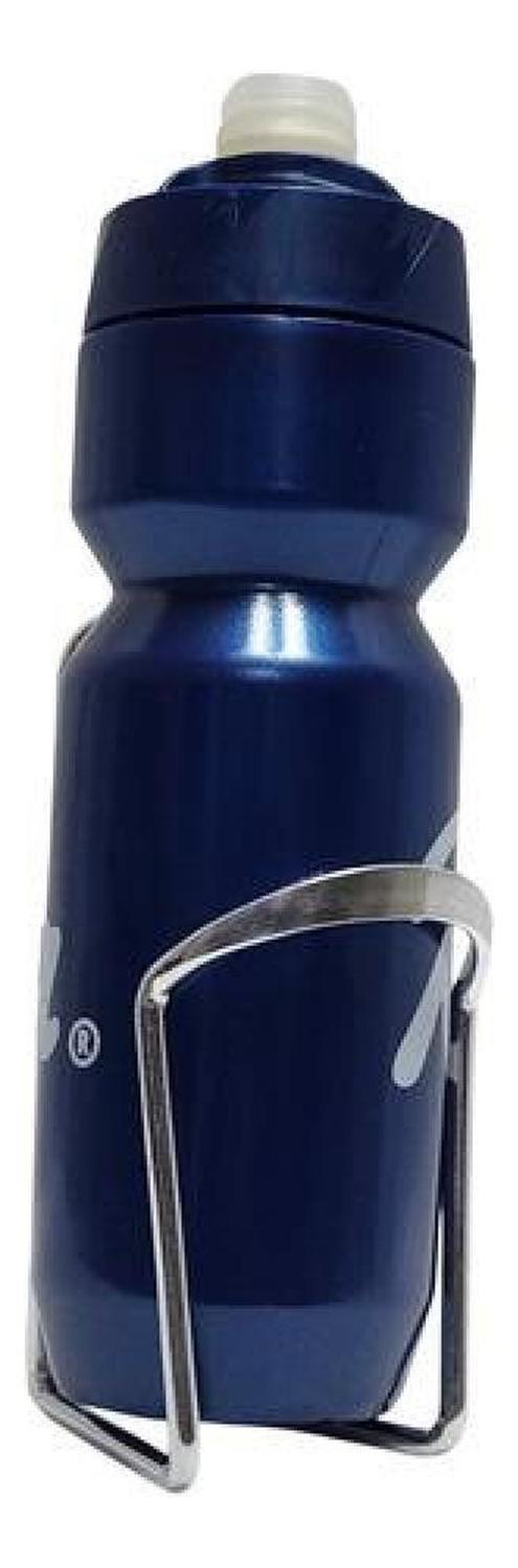 Portacaramagiola Aluminio Soporte Botella Ciclismo Ruta Mtb Plateado-9