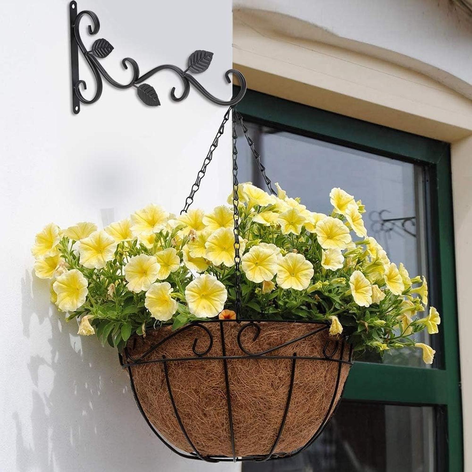 Soporte Colgante Plantas Metal Macetero Exterior Jardin-4