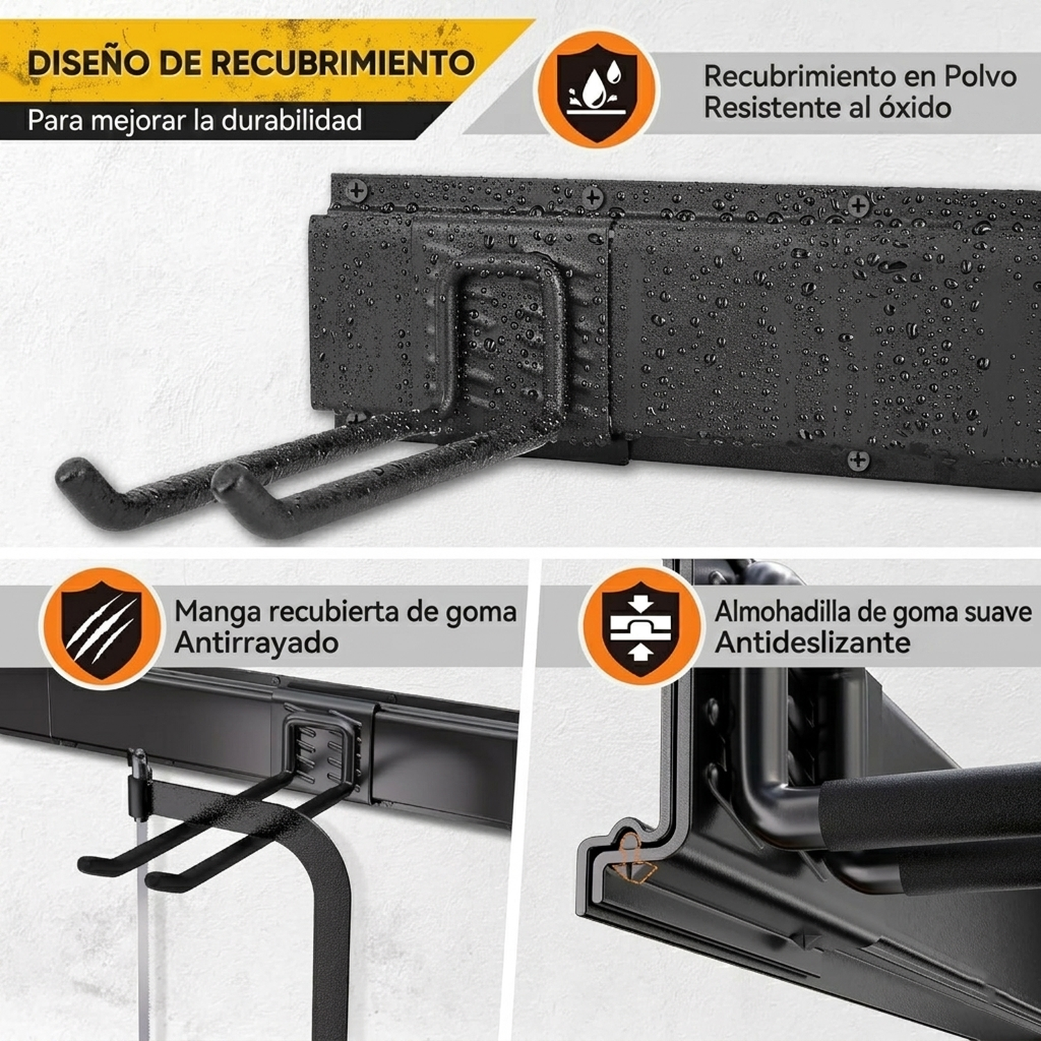 Organizador Herramientas Pared Soporte Metálico Alta Carga-6
