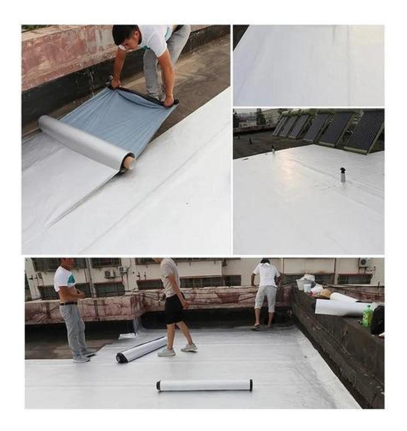 Cinta Sellado Goteras Impermeable Techo Ventanas 5 Metros Plateado Liso-2