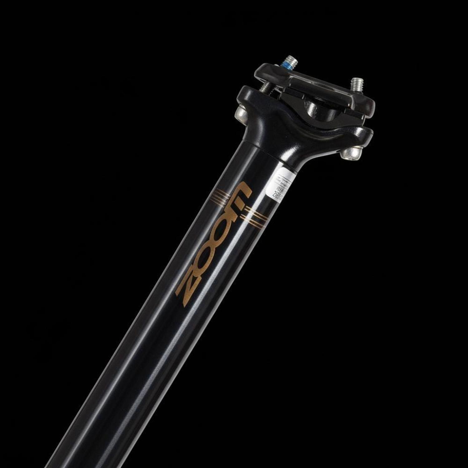 Tubo Asiento Sillin Zoom 31.6x400 Aluminio Bicicleta Negro-2