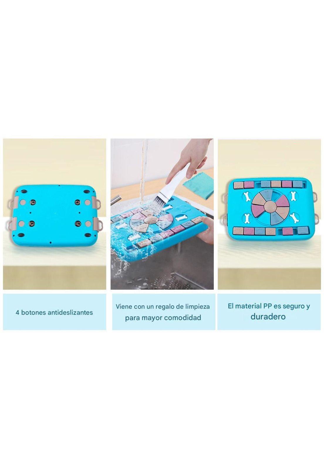 Dispensador Comida Perro Puzzle Interactivo Antideslizante-3