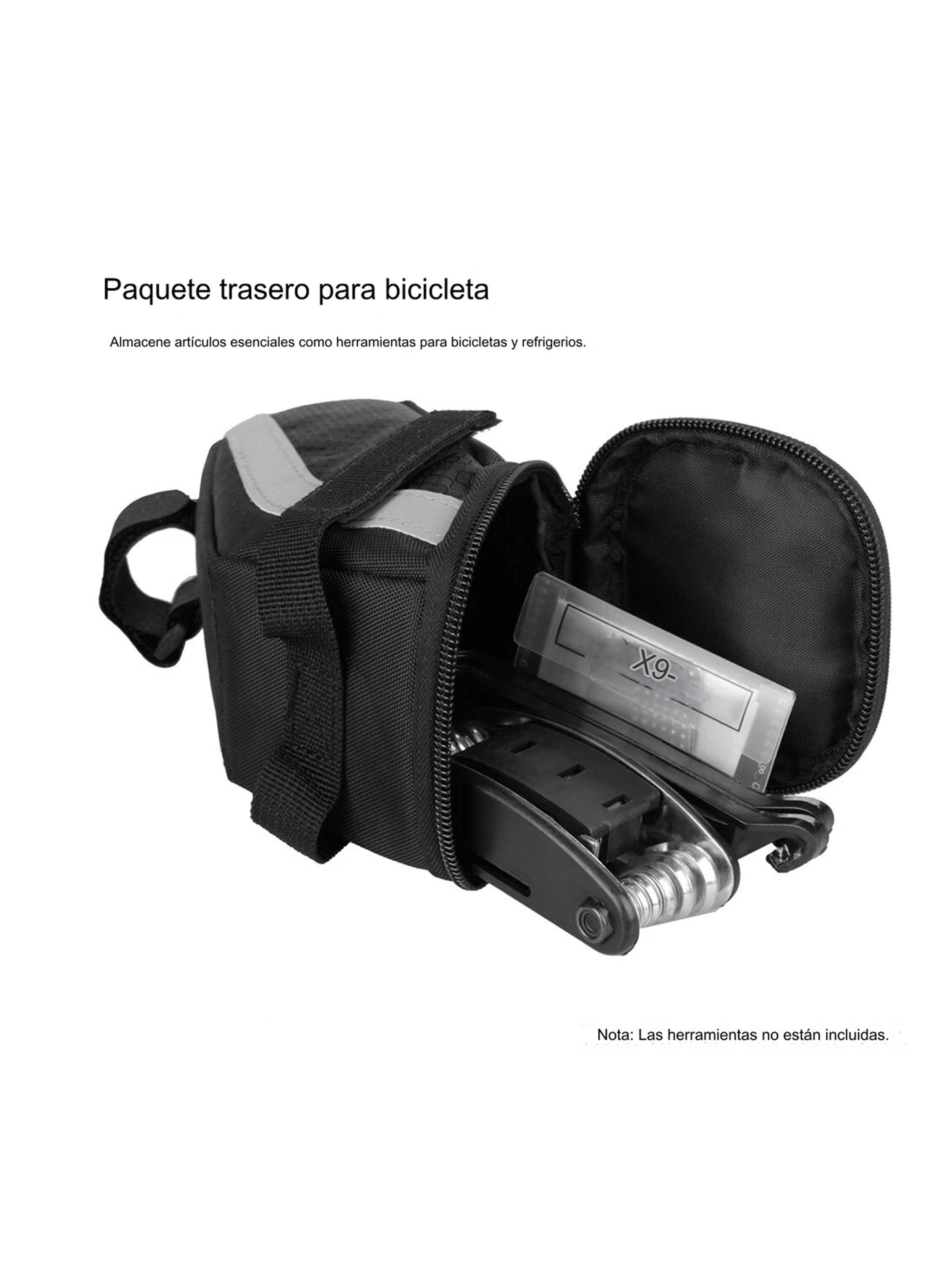 Bolso Trasero 1.5 Lt Tubo Sillín Impermeable Bicicleta-3