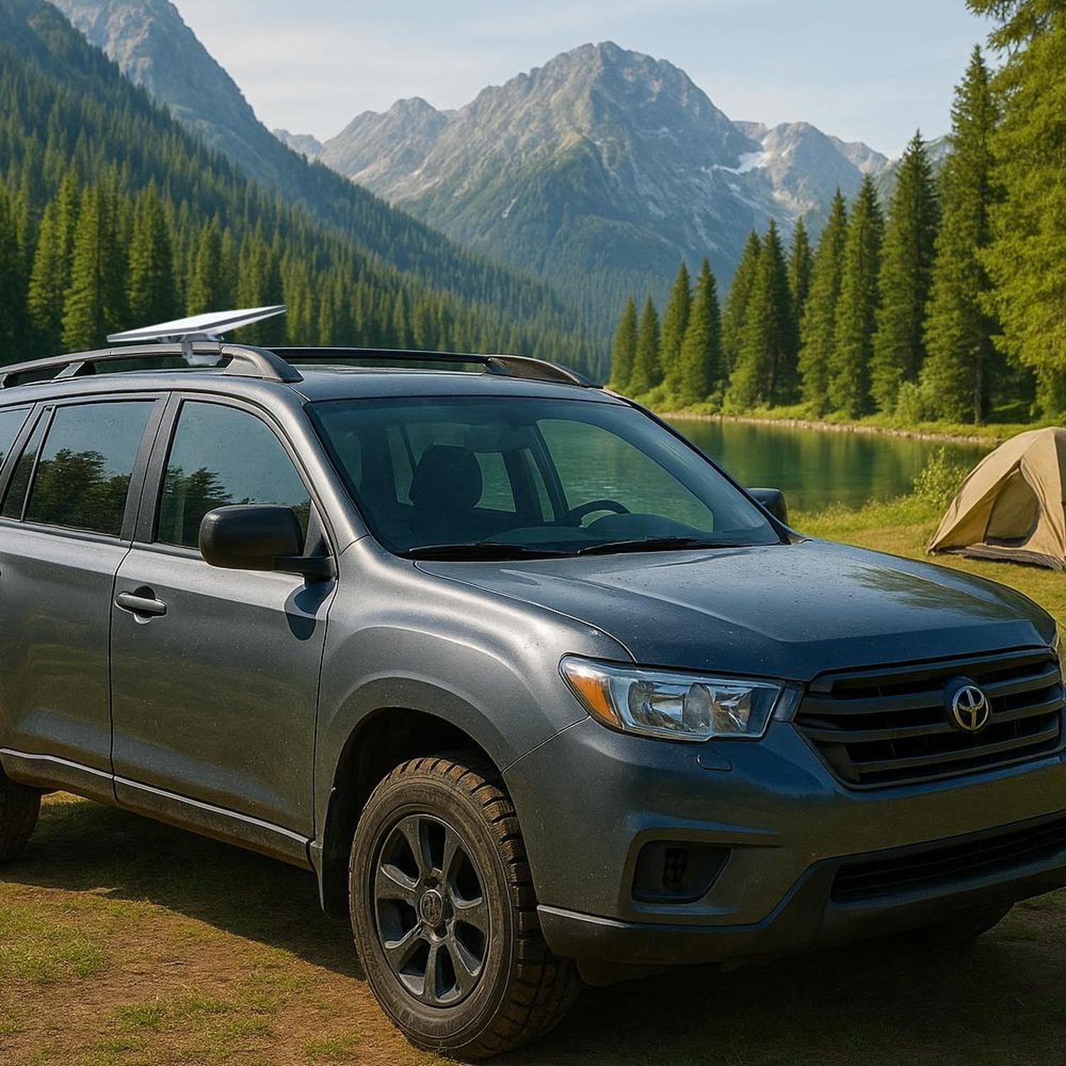 Soporte Starlink Mini Barra Porta Equipaje Aleación Aluminio - Gris-2