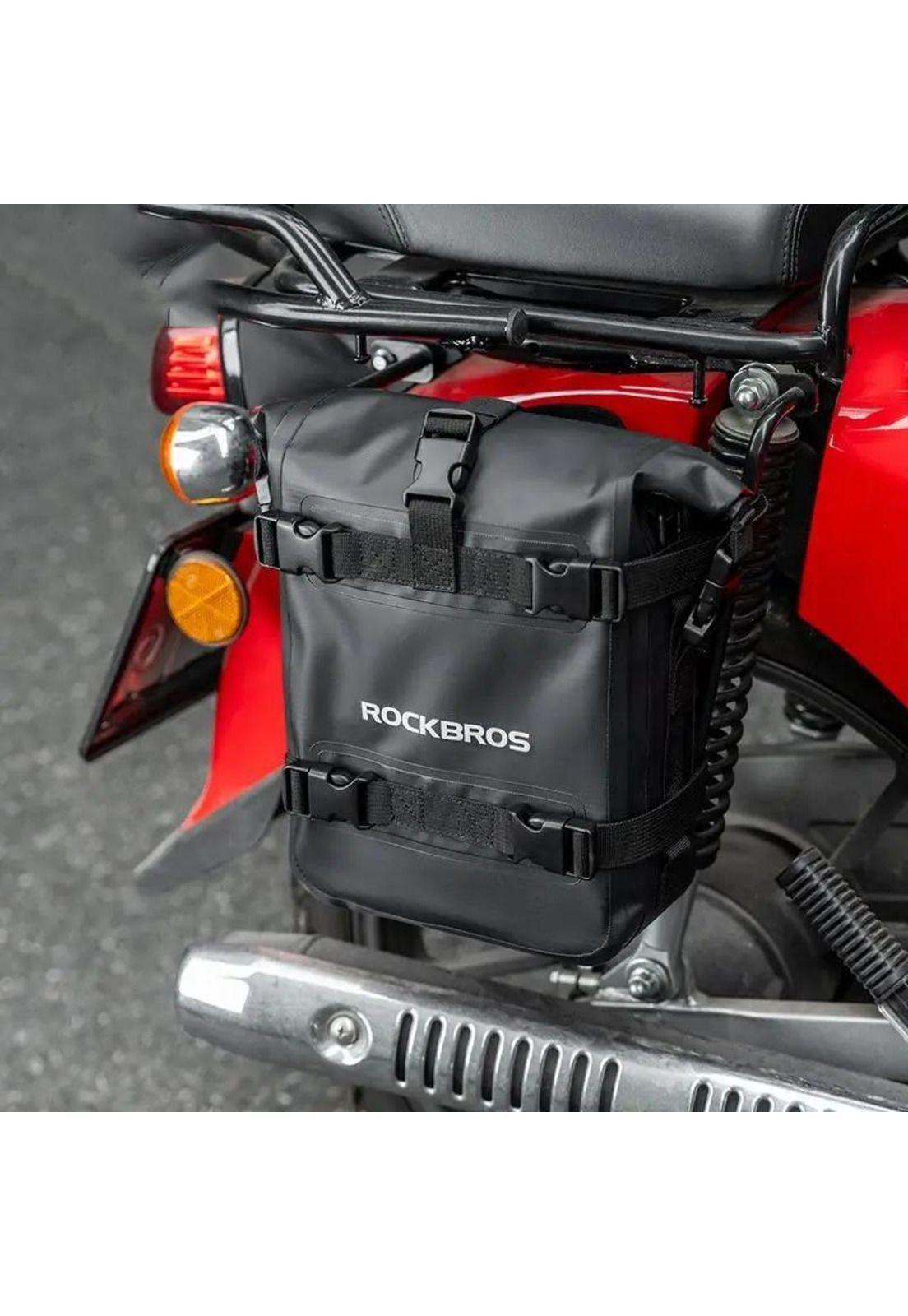 Alforja Rockbros Impermeable 5L Moto y Bolso Bandolera Viaje-5