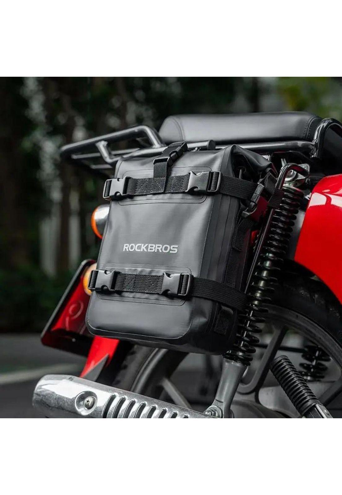 Alforja Rockbros Impermeable 5L Moto y Bolso Bandolera Viaje-6