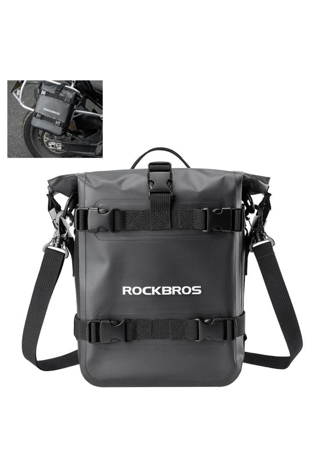 Alforja Rockbros Impermeable 5L Moto y Bolso Bandolera Viaje-9