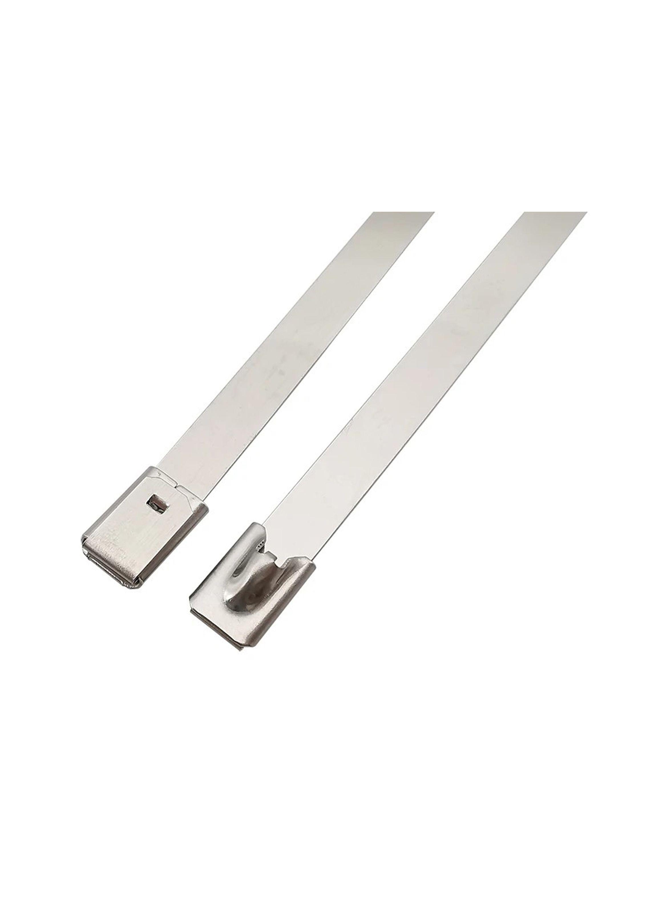 100 Bridas Acero Inoxidable Mètalica Seguridad 4.6x500mm-1