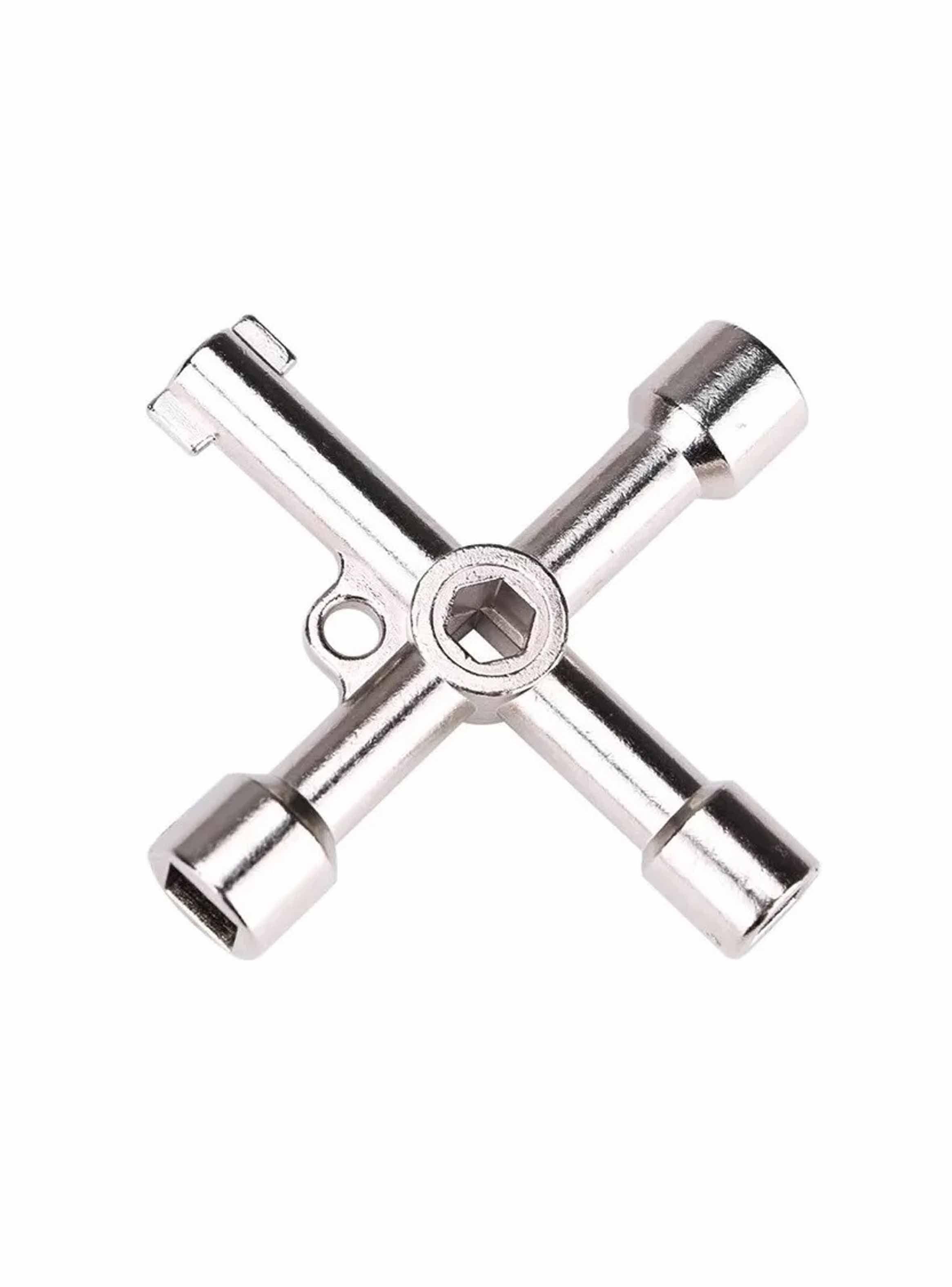 Llave 4 Vías / Cabezas Para Gabinetes Eléctricos Ascensores-0