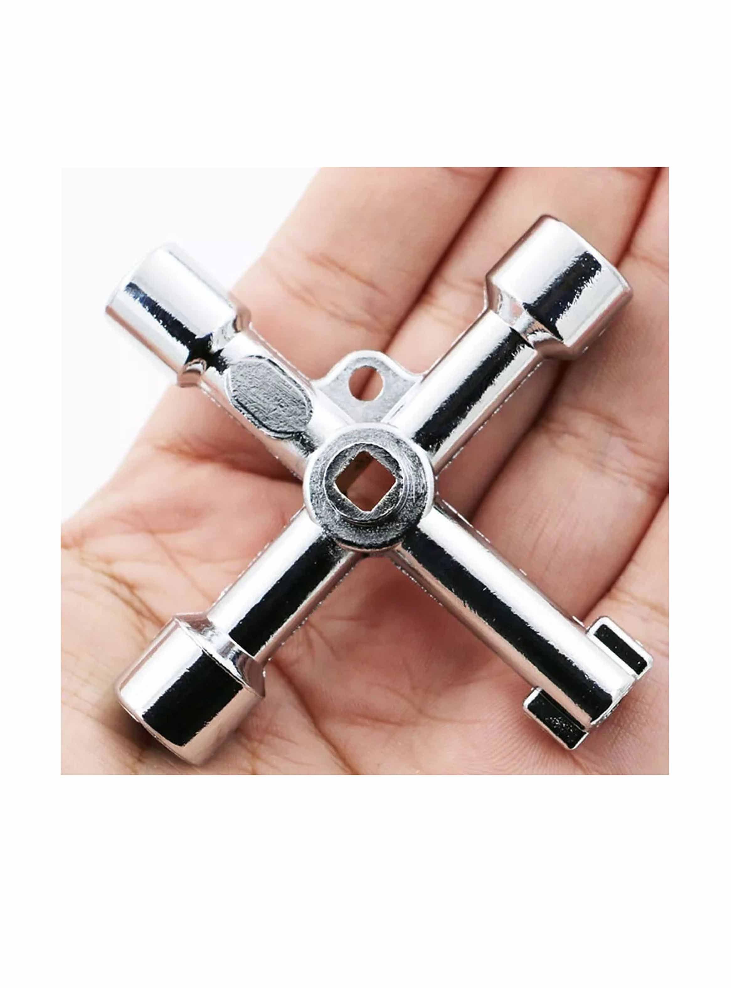 Llave 4 Vías / Cabezas Para Gabinetes Eléctricos Ascensores-4