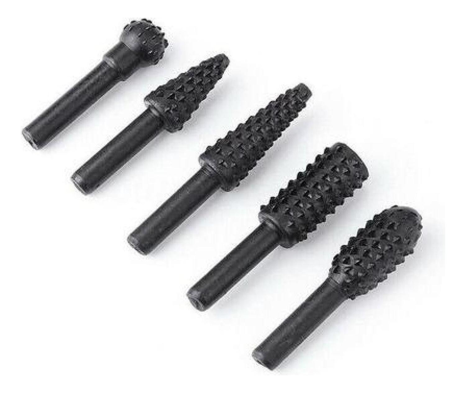 Set 5 Fresas Rotativas Madera Metal, Taladro Y Dremel, Lima-2