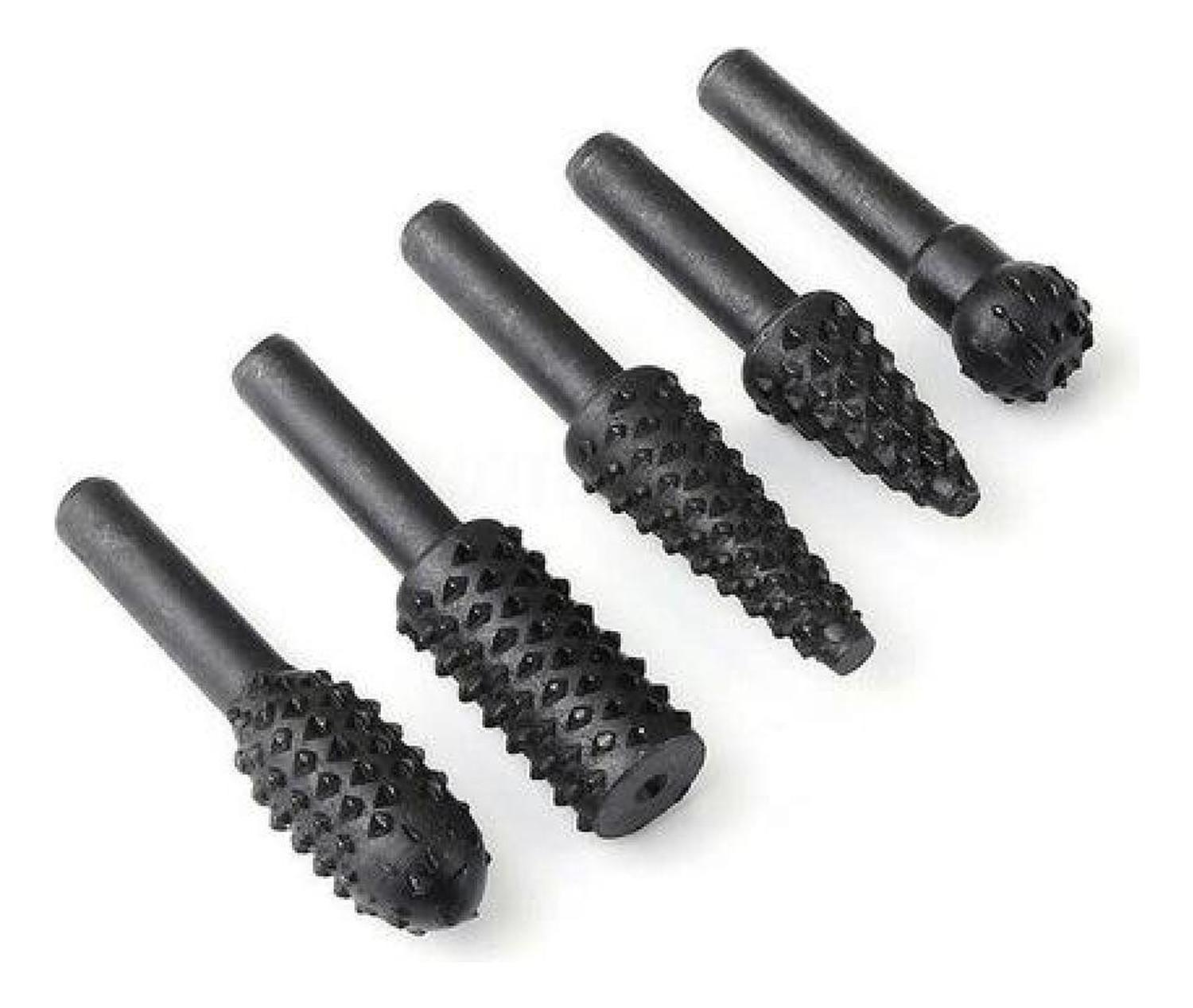 Set 5 Fresas Rotativas Madera Metal, Taladro Y Dremel, Lima-6