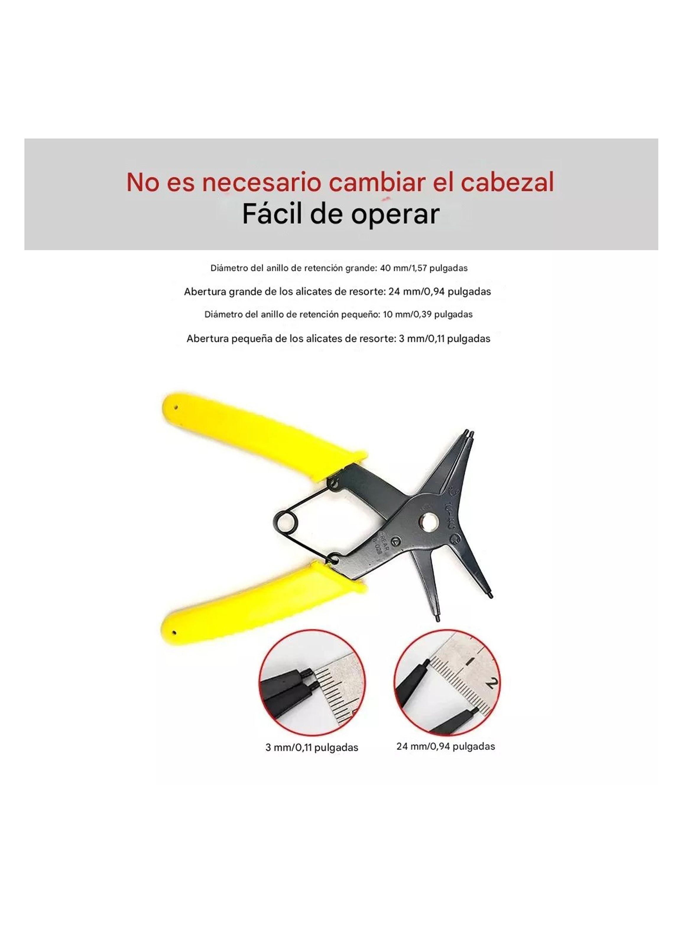 Alicate Pinza Anillos De Retención Interno Externo Multiuso-3