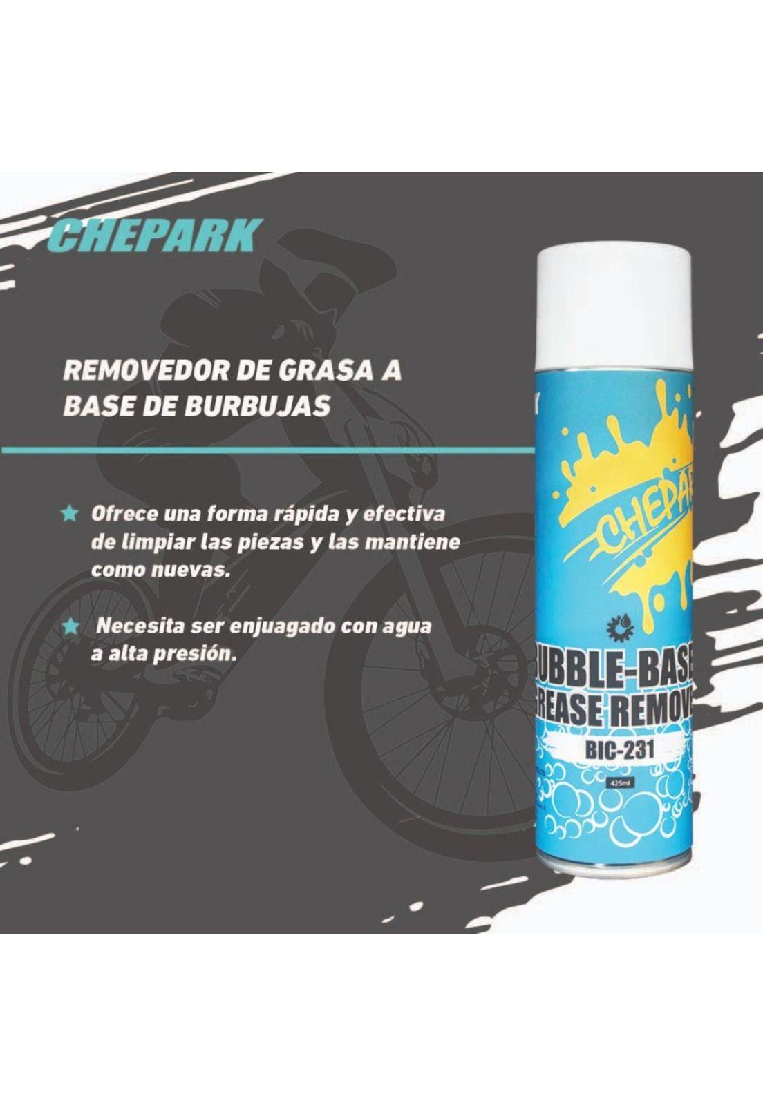Desengrasante Spray Chepark 425ml Cadena Bicicleta Motor-3