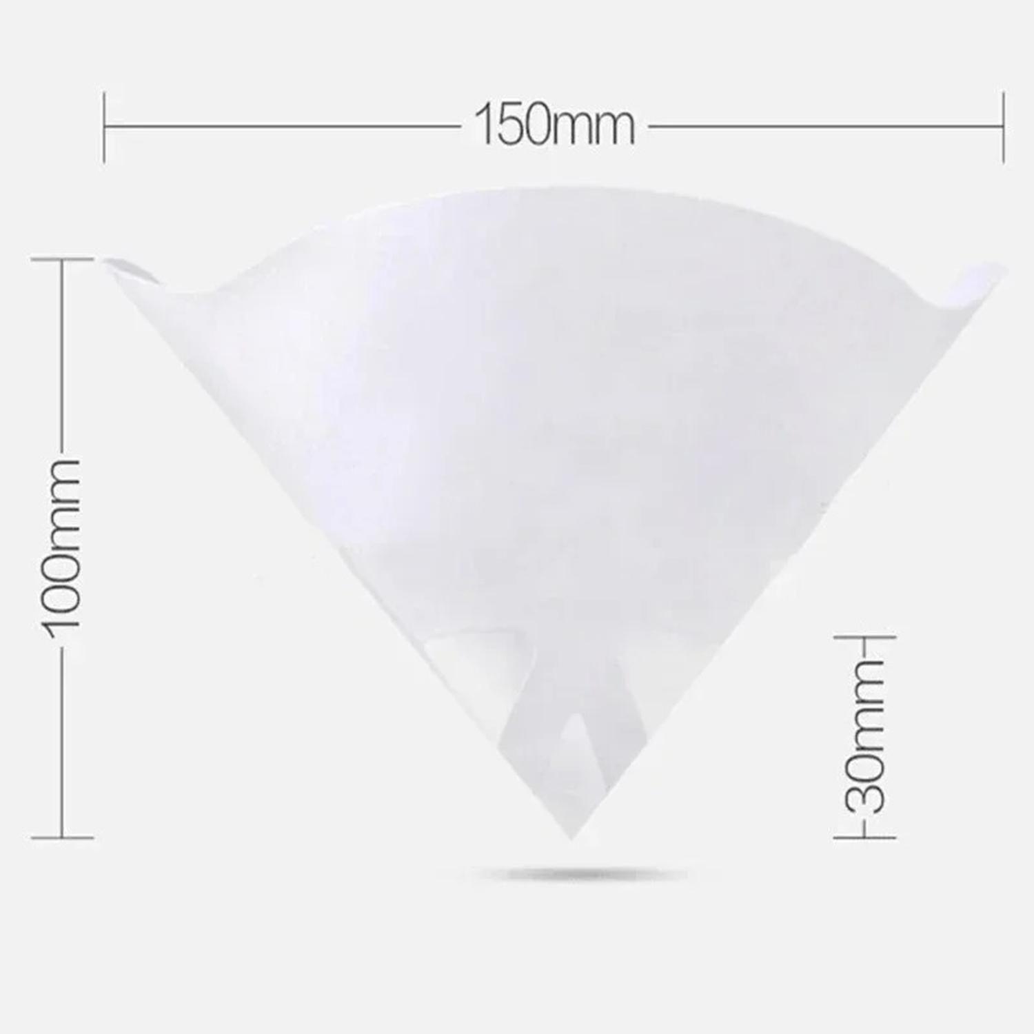 100 Filtros Embudo Pintura Automotriz 100 Micras Desechables-2