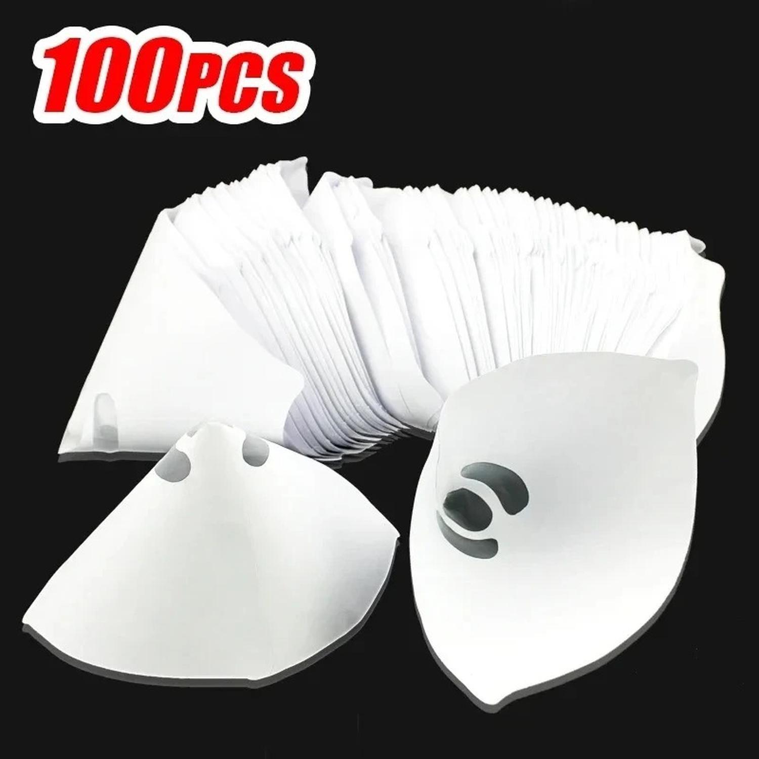 100 Filtros Embudo Pintura Automotriz 100 Micras Desechables-3