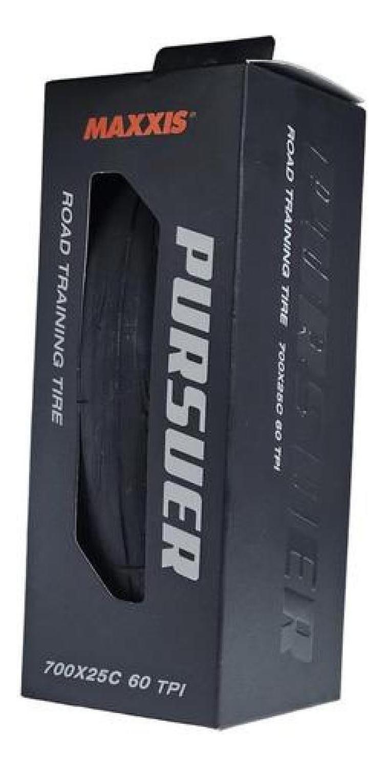 Neumático Maxxis Pursuer 700x25c Negro Ruta Fixie Pistera Negro-3