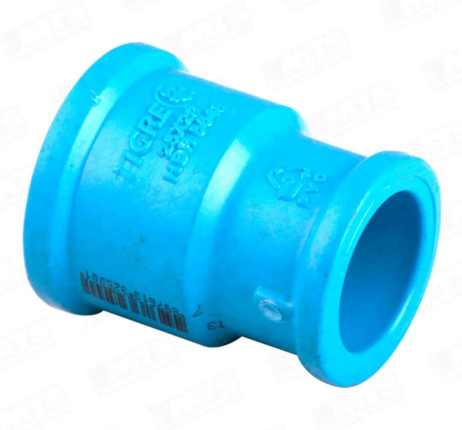 Pack 5 Reducción PVC Azul 25x20mm PN16 Copla Larga-2