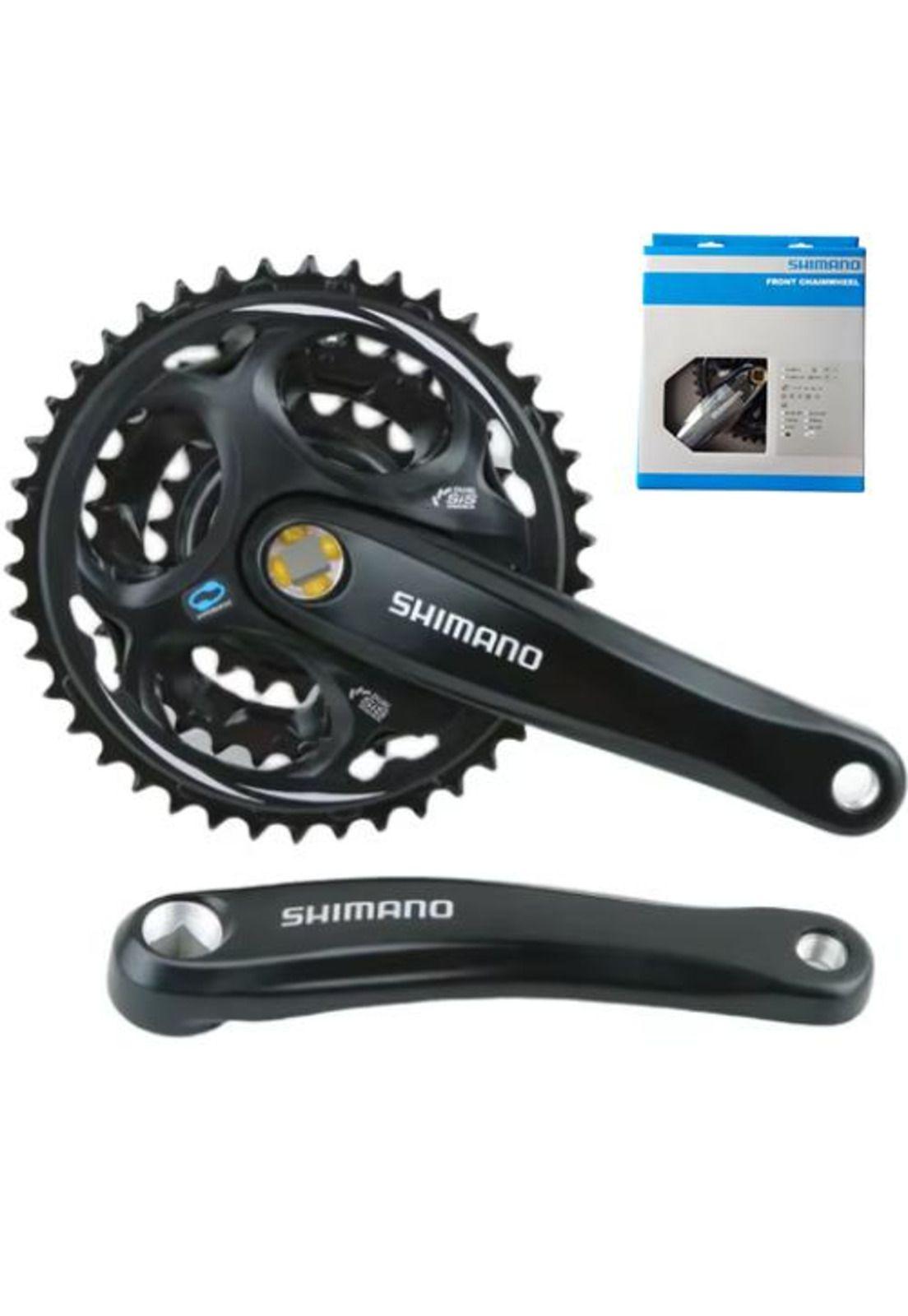 Set Volante + Biela Shimano Altus FC-M311-L 42-32-22T 170mm-3