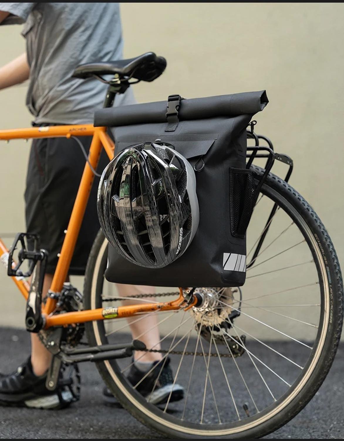 Alforja Bicicleta Rockbros Bolso Parrilla Impermeable 18L-5
