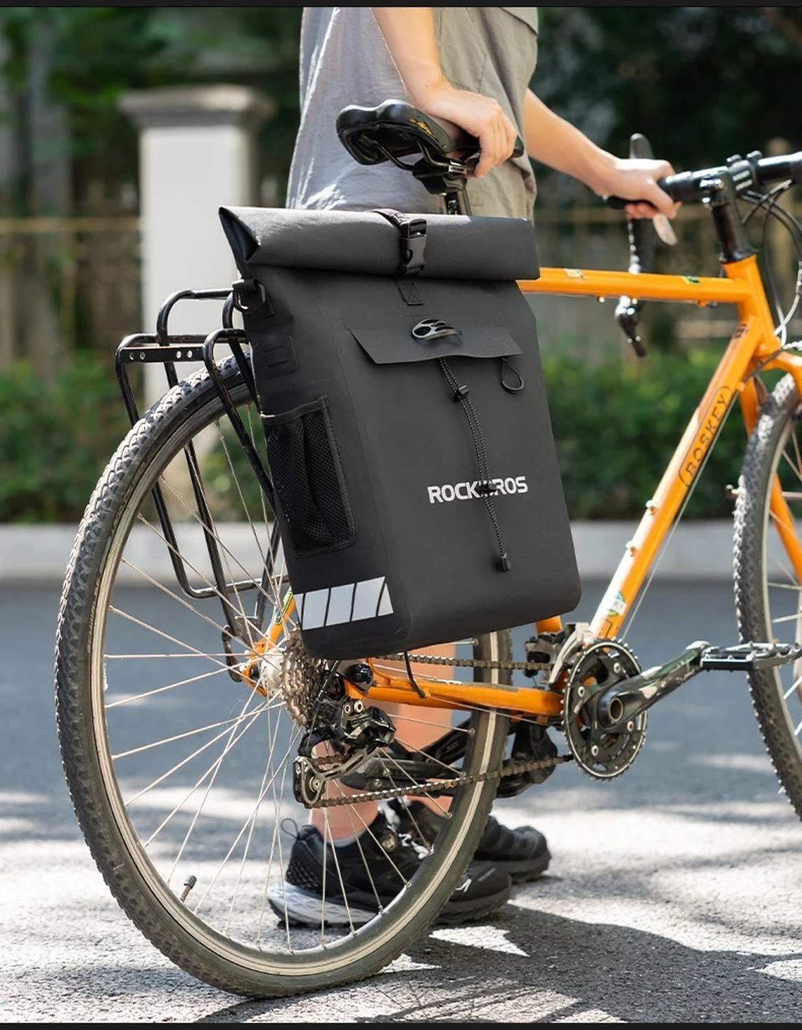 Alforja Bicicleta Rockbros Bolso Parrilla Impermeable 18L-8