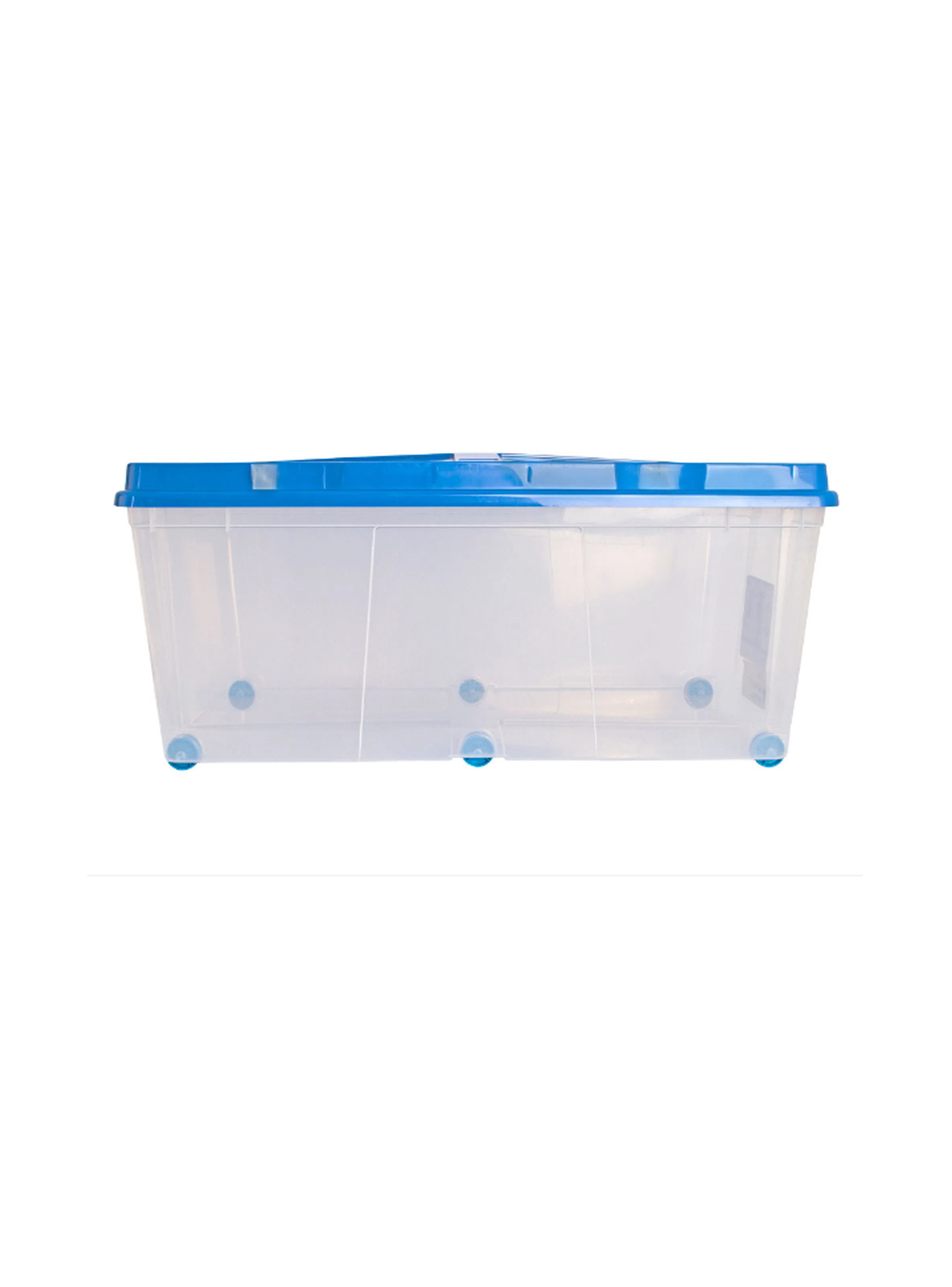 Caja Organizadora 100lts Wenco C Ruedas 82x48x35cm Apilable-3