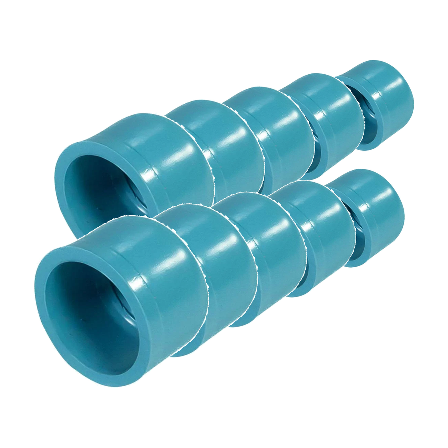 Pack 10 Tapa Gorro PVC Celeste 32mm PN10 Plomería Hermética-0