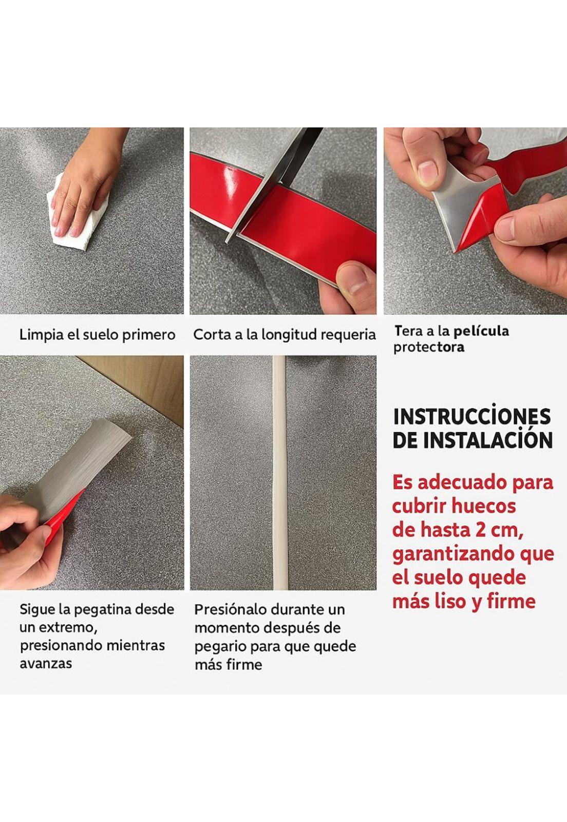 Cinta Transición Autoadhesiva PVC Imitación Madera 1M-6