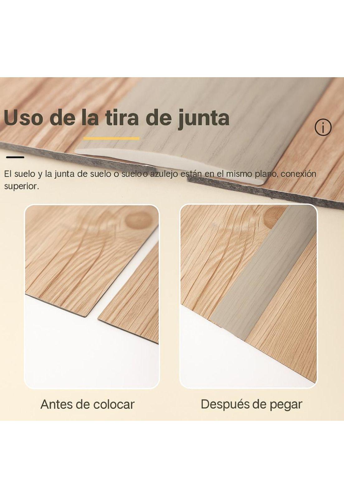 Cinta Transición Autoadhesiva PVC Imitación Madera 1M-3