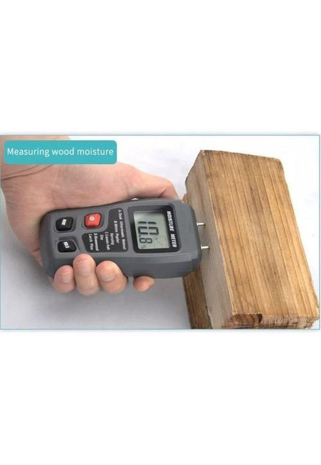 Medidor Digital De Humedad Para Madera Higrómetro Portátil-4