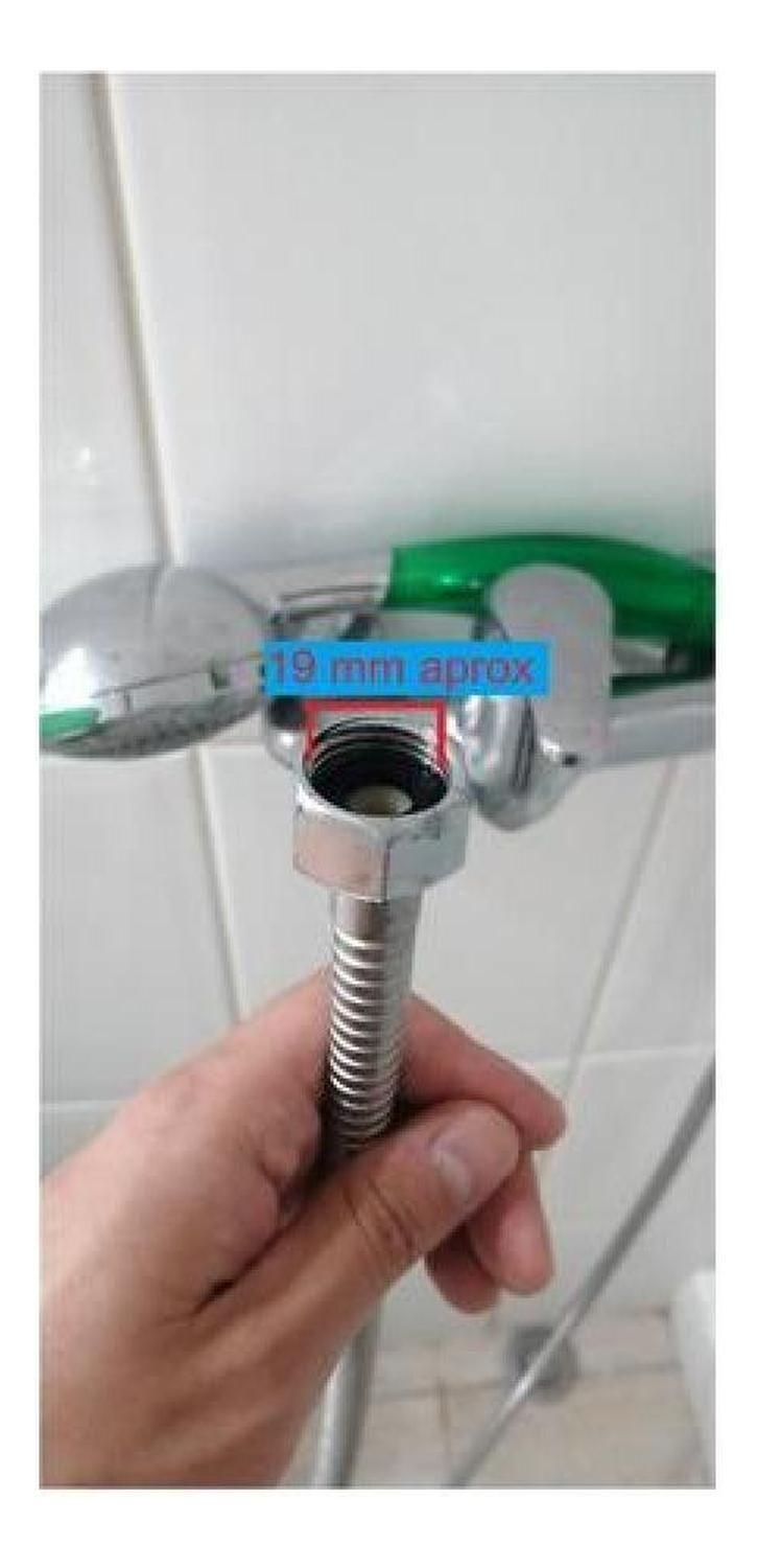 Conector Flexible Ducha - Llave Lavaplatos, 1/2 Adaptador-6