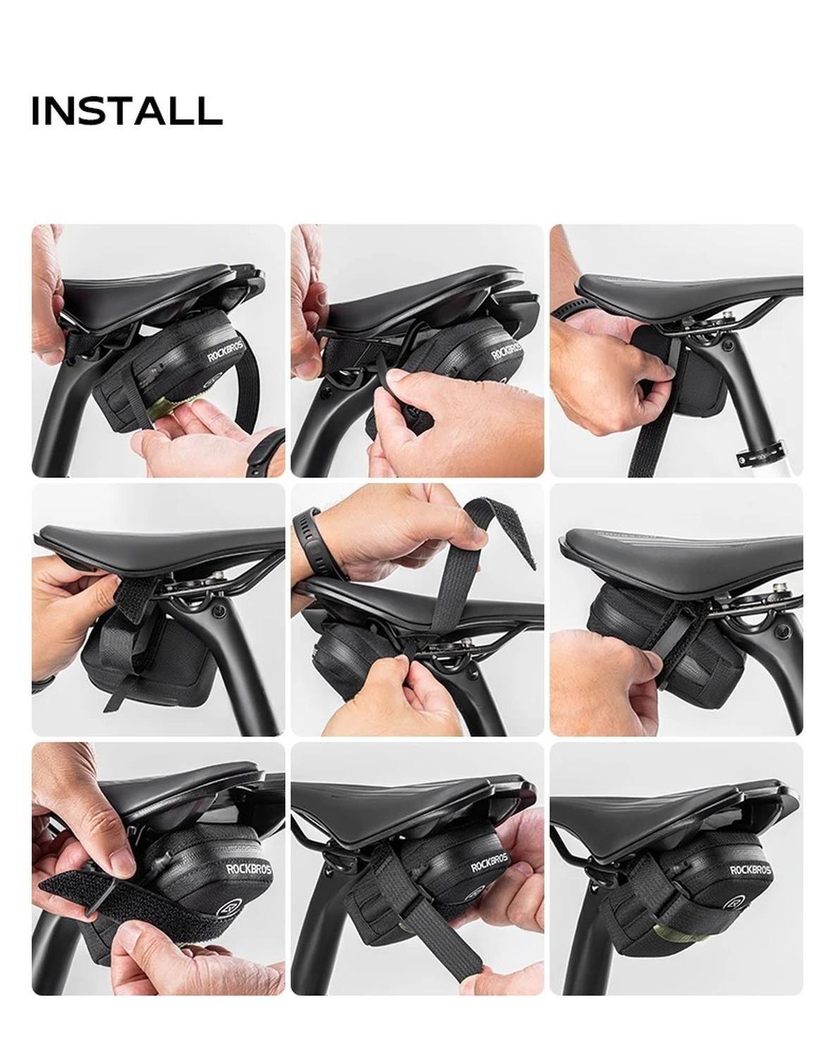 Bolso Bajo Asiento Bicicleta Rockbros Mini Impermeable-1