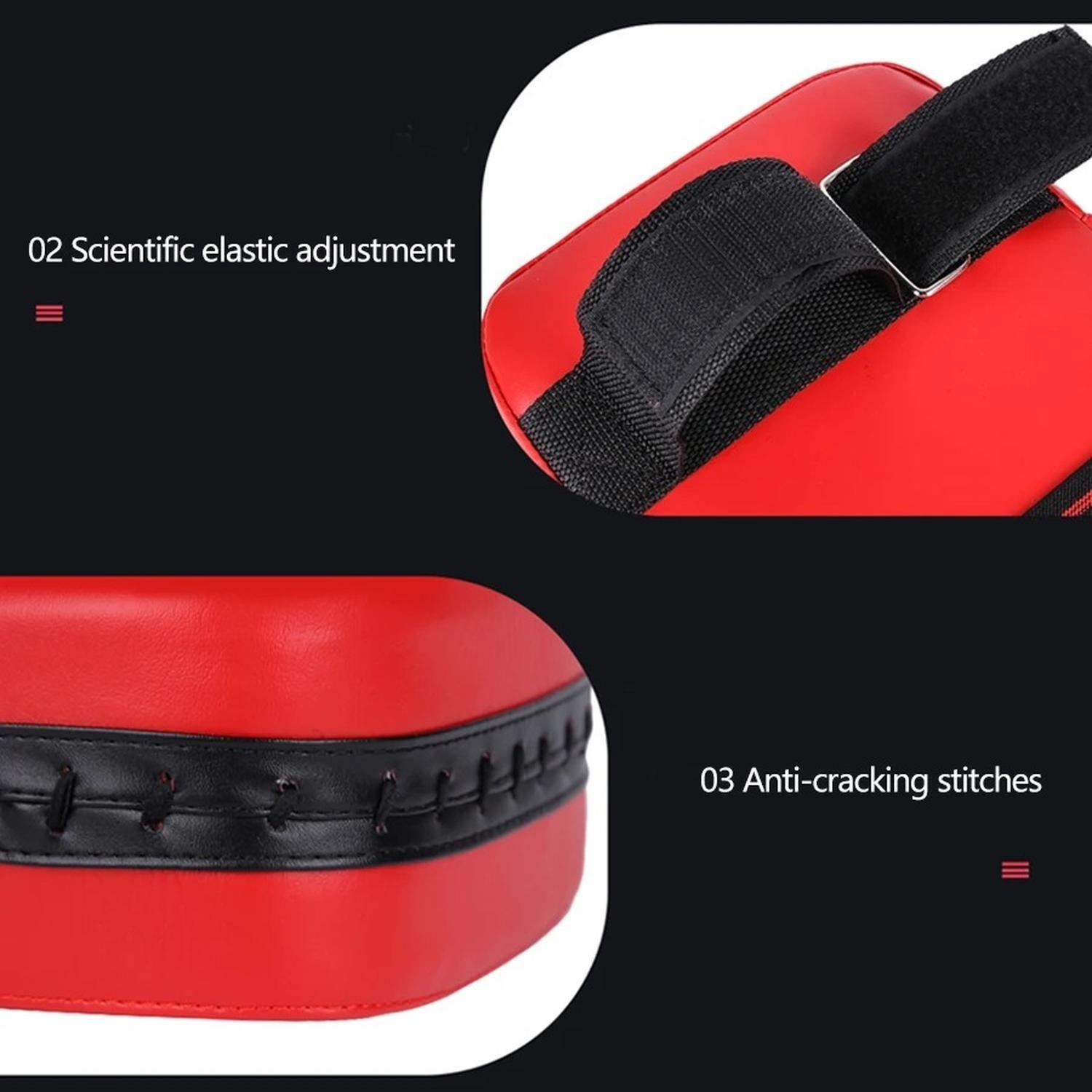 Paos Thai Pads Muay Thai MMA 60x40 cm - Almohadillas Focos Patada Rodilla Entrenamiento Kick Boxing -2