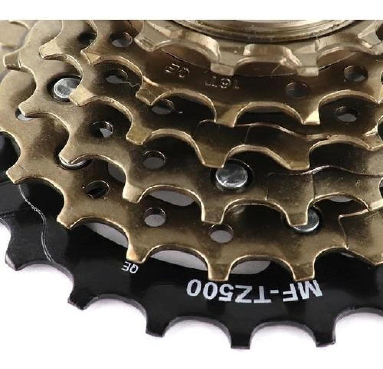 Piñon Shimano Atornillado 7v. (14-28) Mf-tz500 Serie Tourney Café 14 28-4