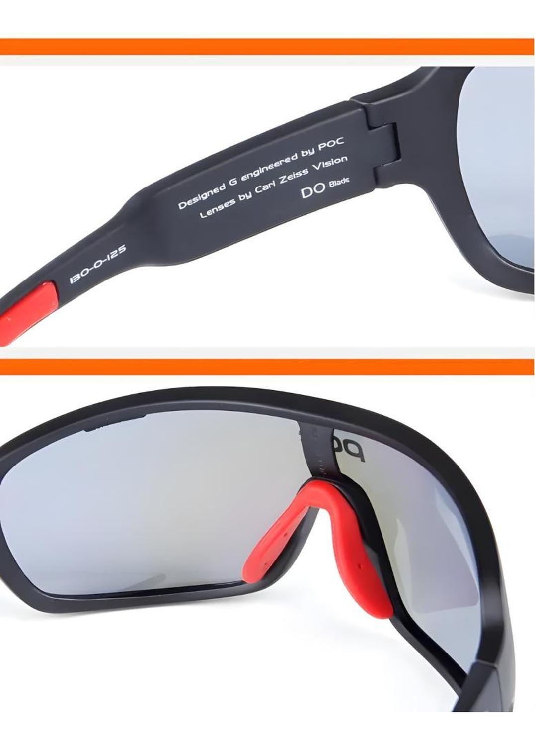 Gafas Infantiles Unisex Ciclismo Infantiles 5 Lentes Uv400 - Purpura, Amarillo, Transparente, Espeja-2