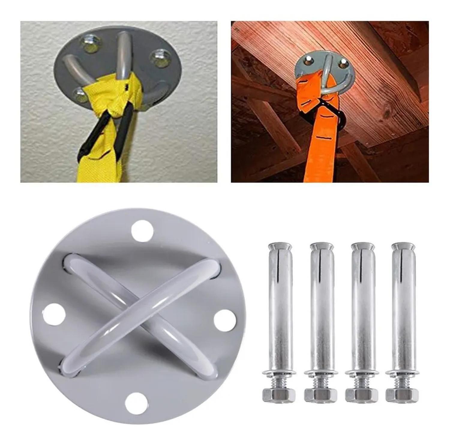 Anclaje De Techo Y Pared Para Trx Saco Boxeo Hamaca-0