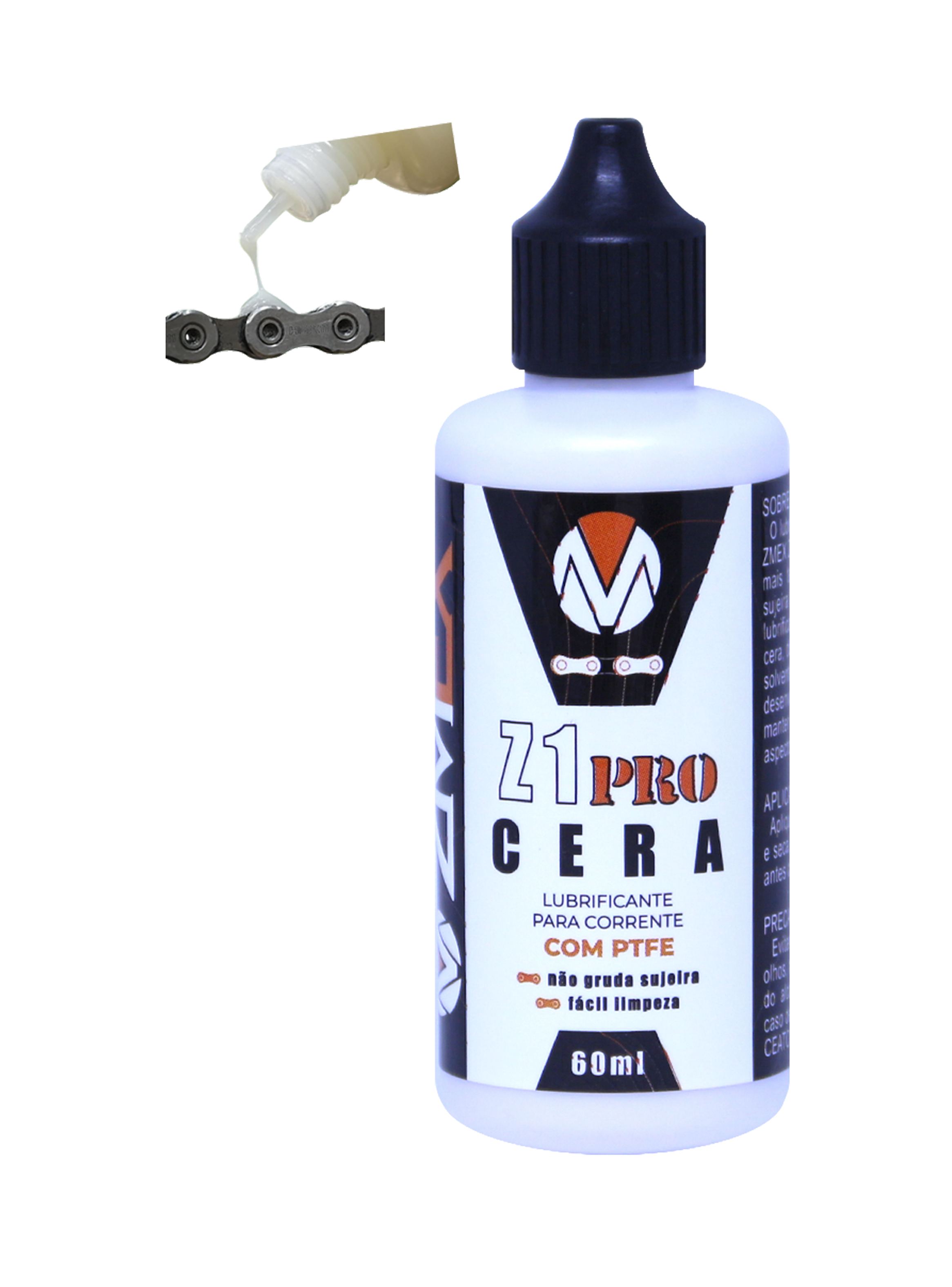 Lubricante Cera Z1 Pro 60ml Antisuciedad Cadena Bicicleta-0