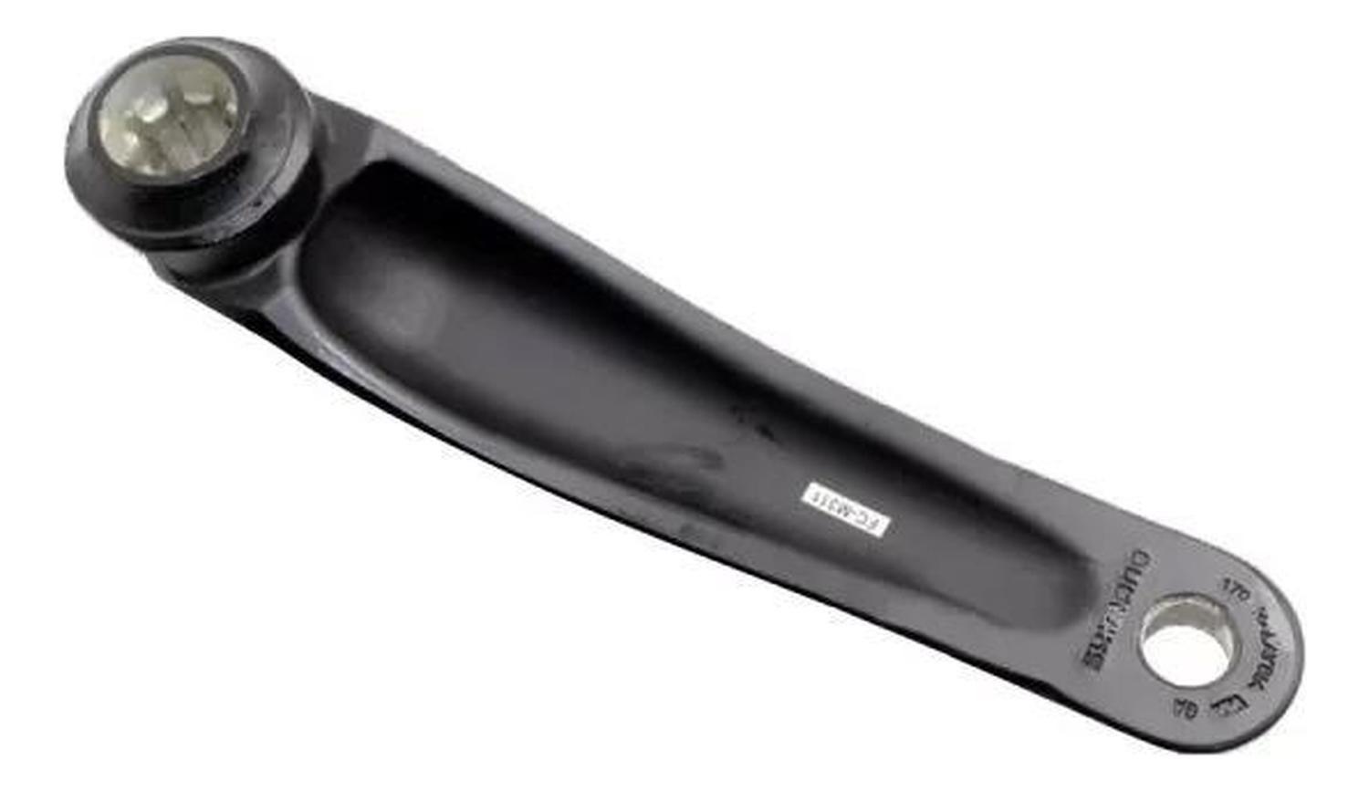 Volante Shimano Fc-m311-l 3 Platos 7/8v 175mm - Negro-3